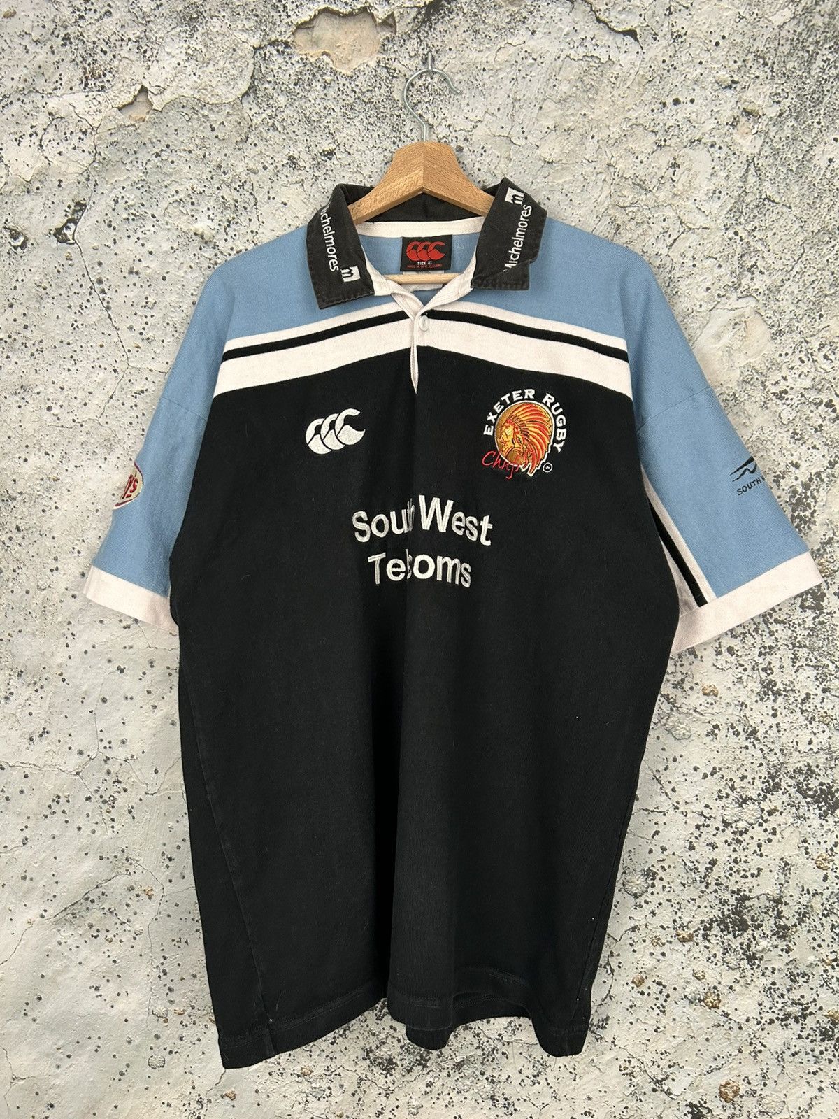 Vintage Exeter Rugby Chiefs Canterbury Of New Zealand Jersey