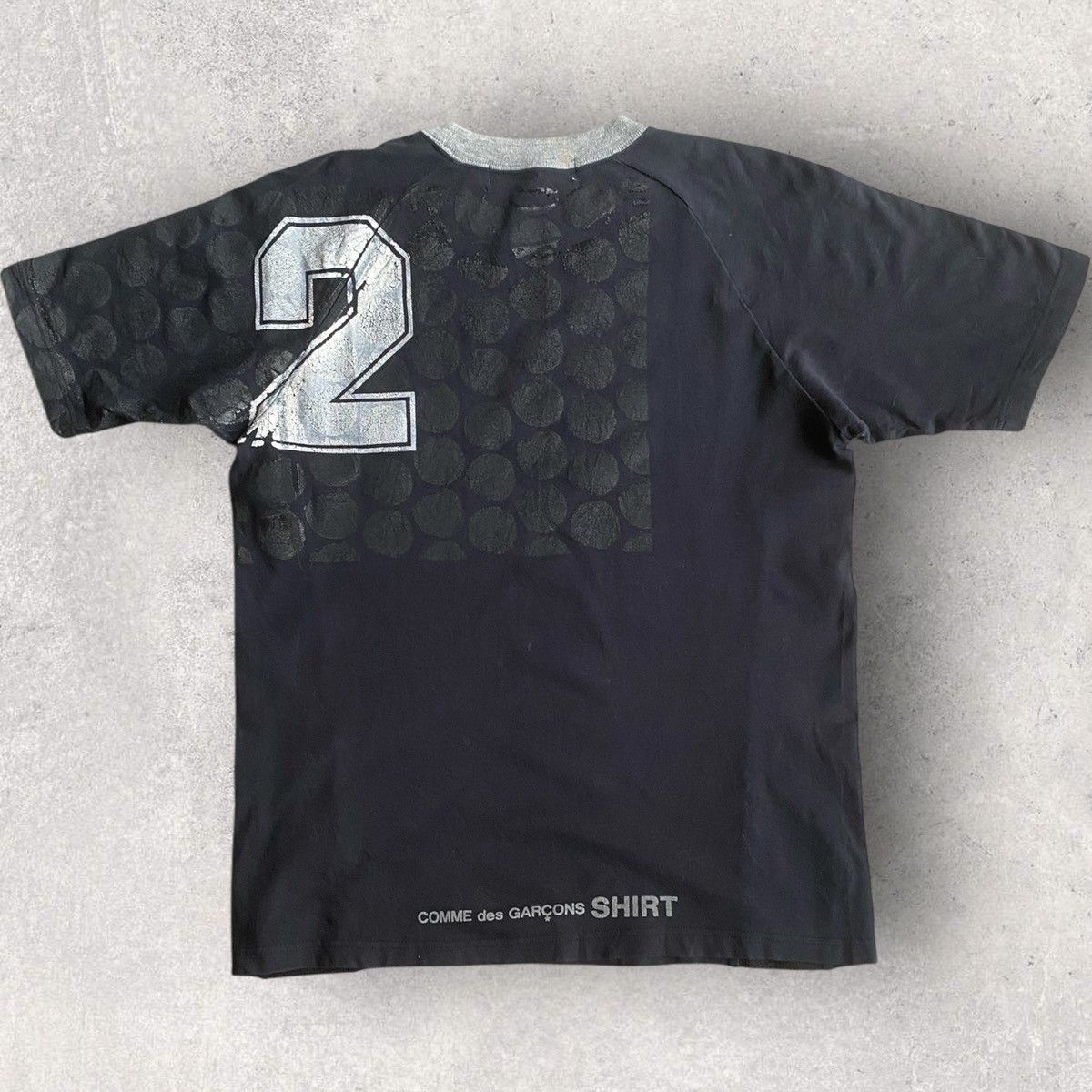 Comme des Garcons SHIRT Number 2 Side Mesh T Shirt Size US L / EU 52-54 / 3 - 1 Thumbnail