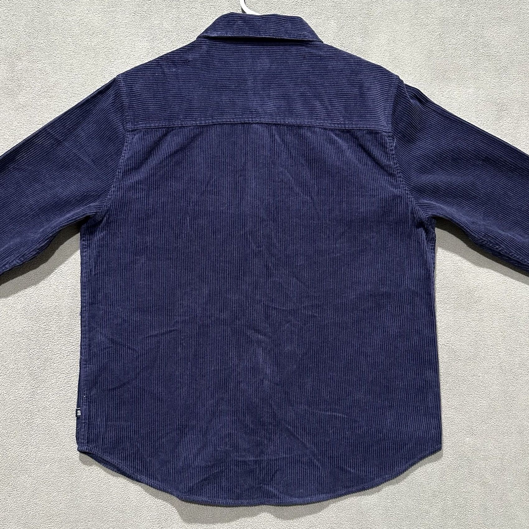 Gap GAP Shirt Mens Medium Navy Blue Corduroy Long Sleeve Button Up NWT MSRP 0 Size US M / EU 48-50 / 2 - 2 Thumbnail