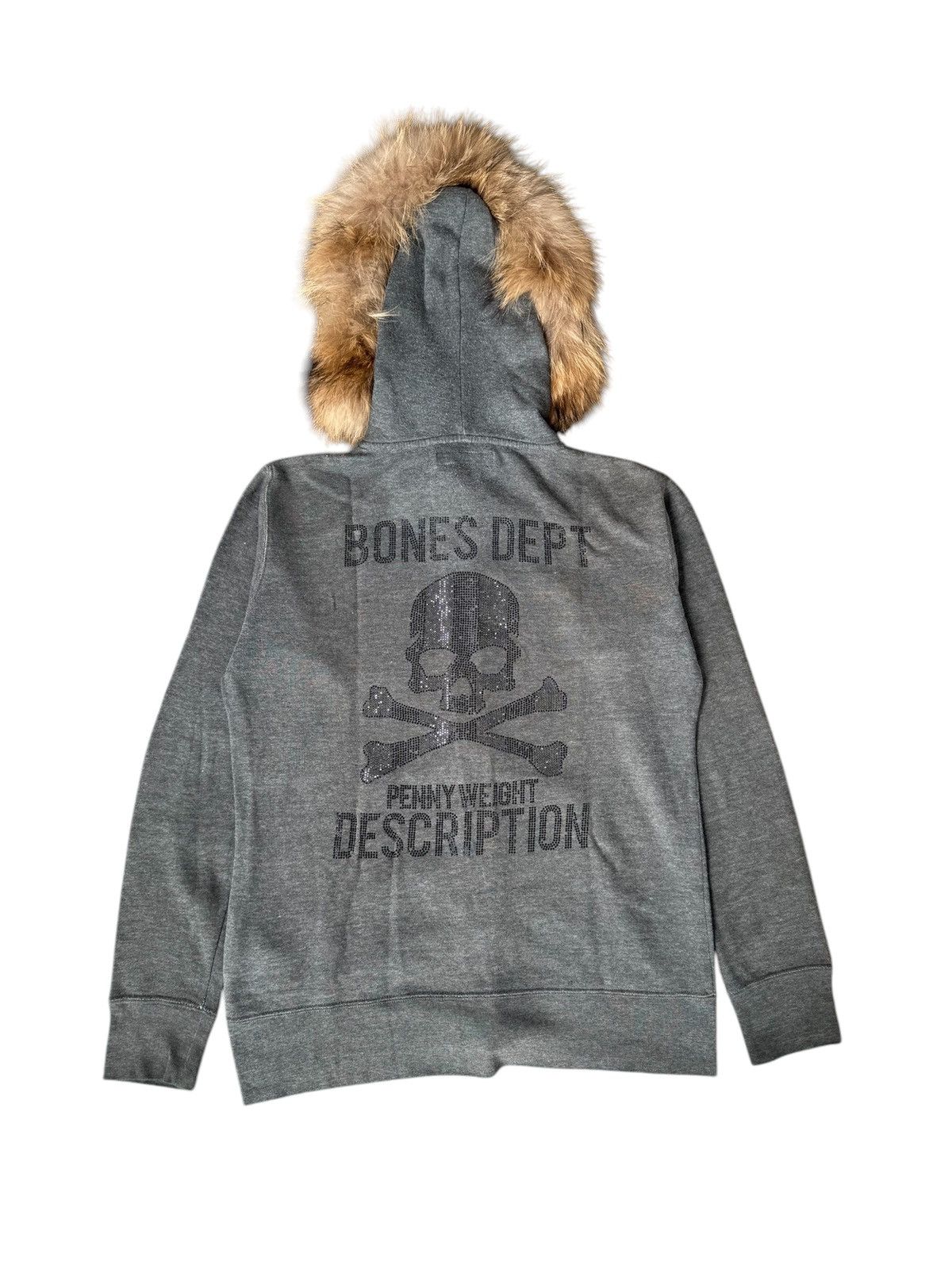 Hysteric Glamour BONES DEPT BY AZUL FUR ZIP HOODIE Size US M / EU 48-50 / 2 - 1 Thumbnail