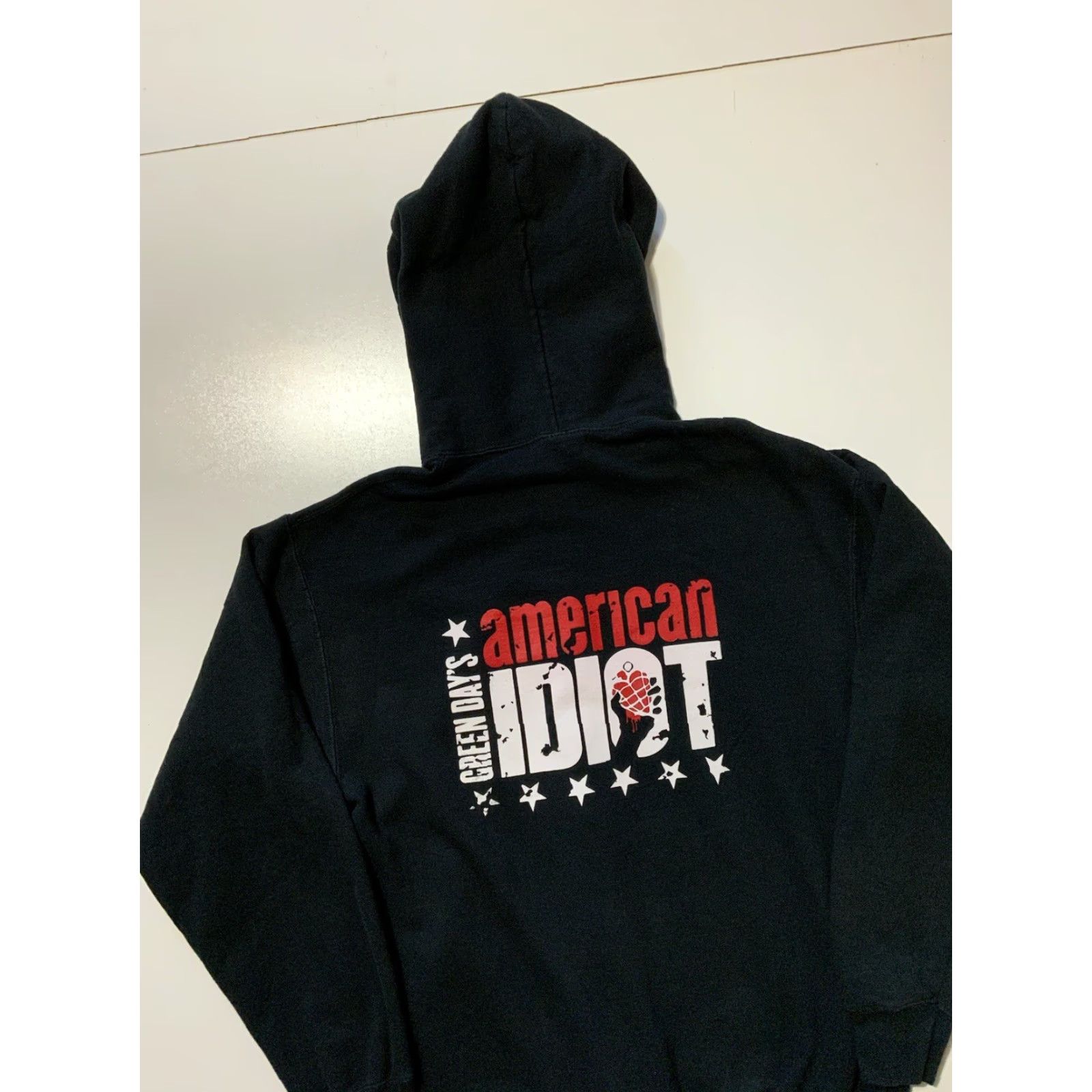 Port & Company Green Day’s American Idiot Rock Band Opera Full Zip Black Fleece Hoodie M Mens Size M Size US M / EU 48-50 / 2 - 4 Thumbnail