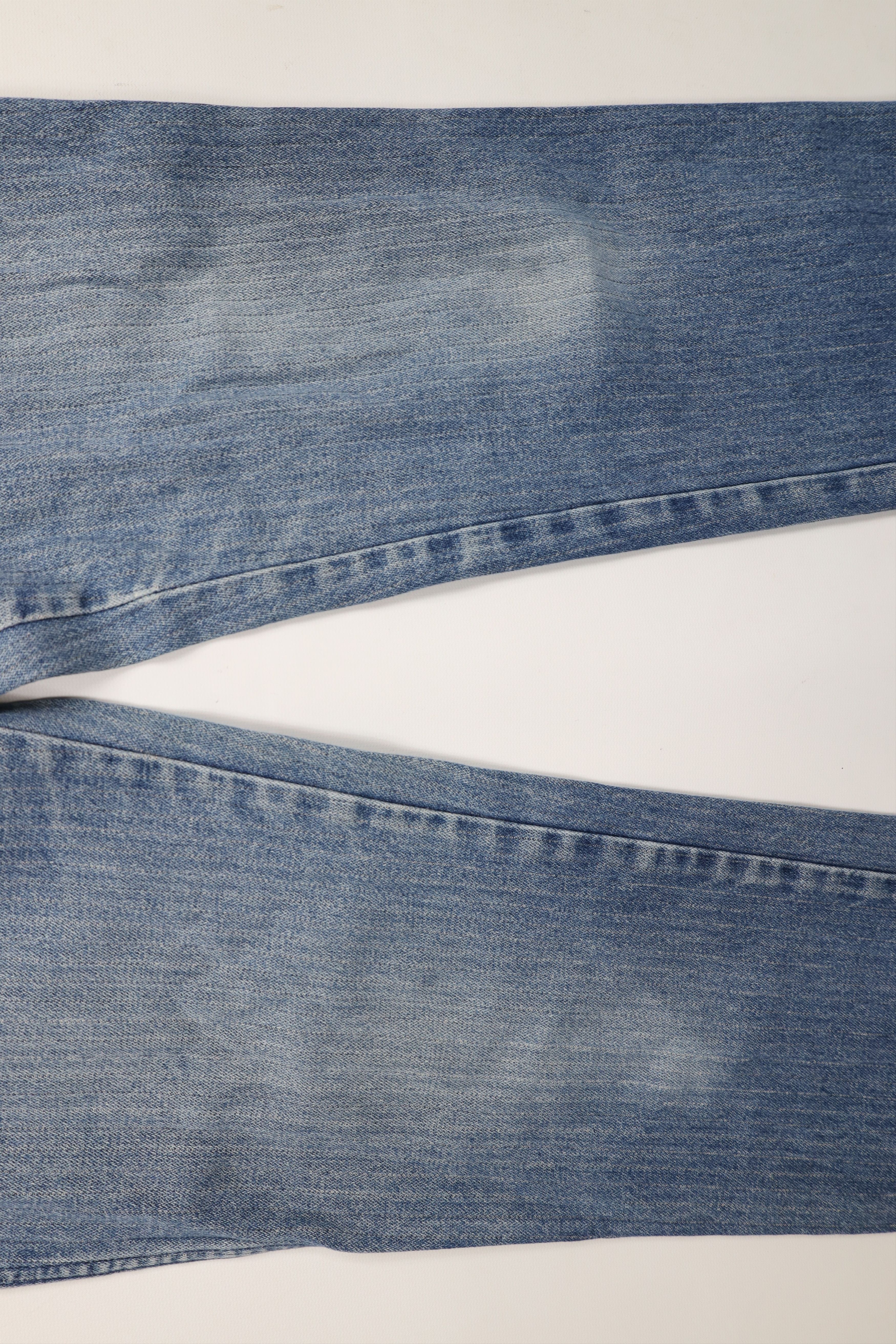 Vintage Vintage 90s Streetwear Straight Leg Denim Jeans Blue Cotton Size 32" / US 10 / IT 46 - 7 Thumbnail
