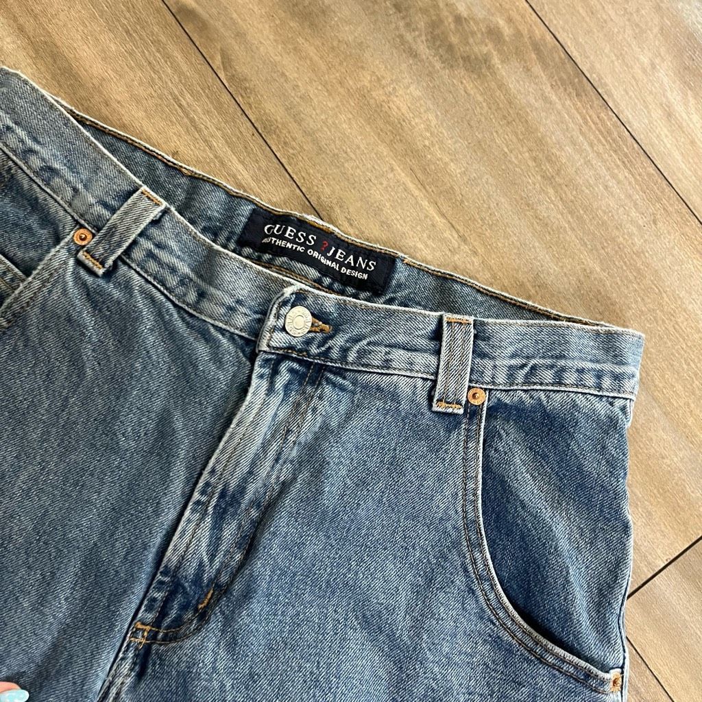 Guess Vintage Guess Light Blue Denim Jeans Men 31x26 Size US 31 - 3 Thumbnail