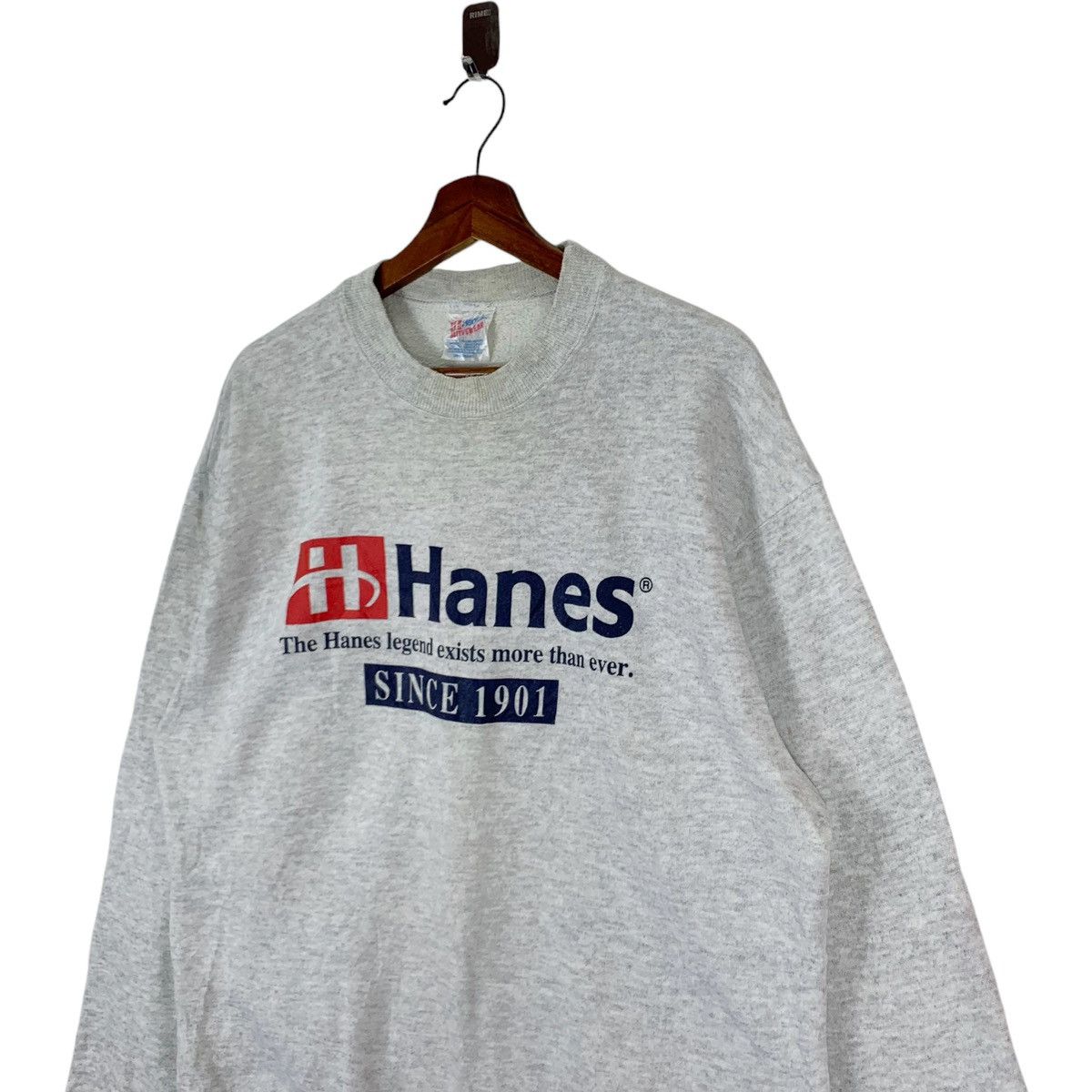 Vintage VINTAGE HANES BRAND TAG CREWNECK Size US L / EU 52-54 / 3 - 3 Thumbnail