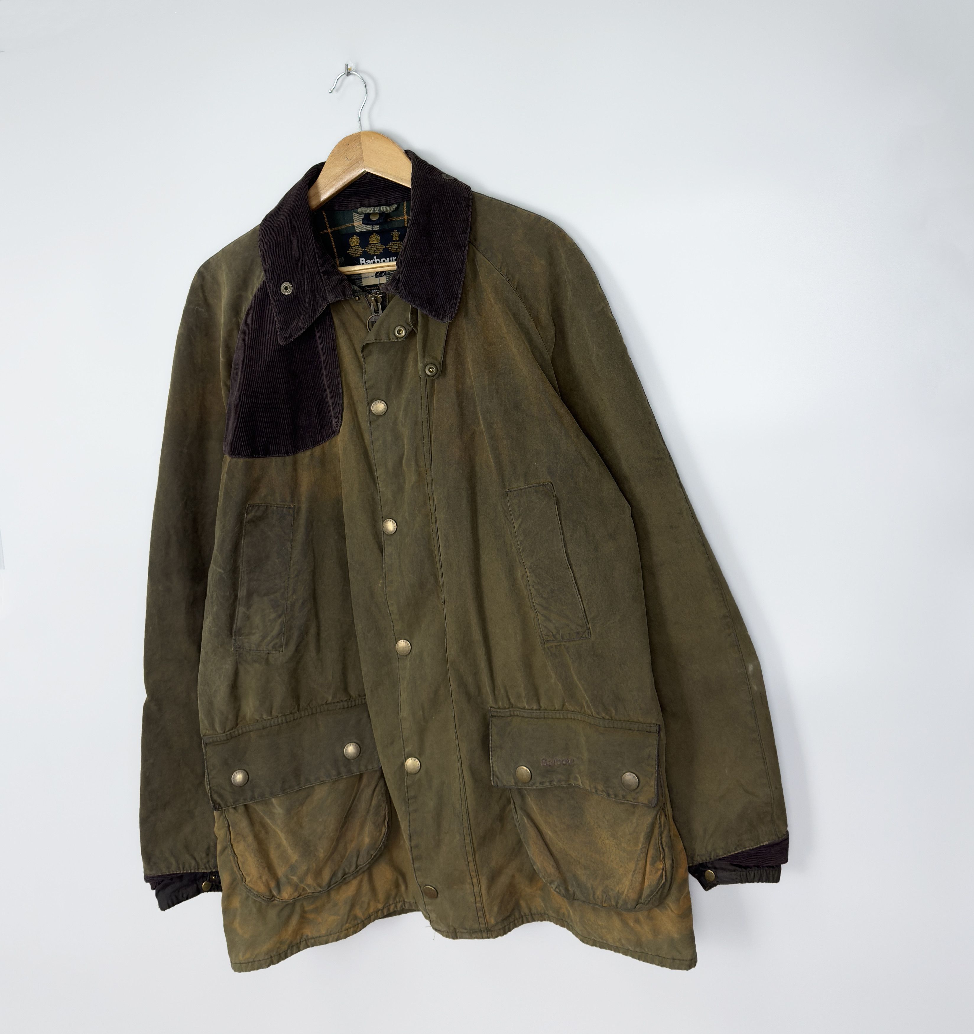 Barbour BARBOUR Shap Wax Waxed Jacket Size US L / EU 52-54 / 3 - 3 Thumbnail