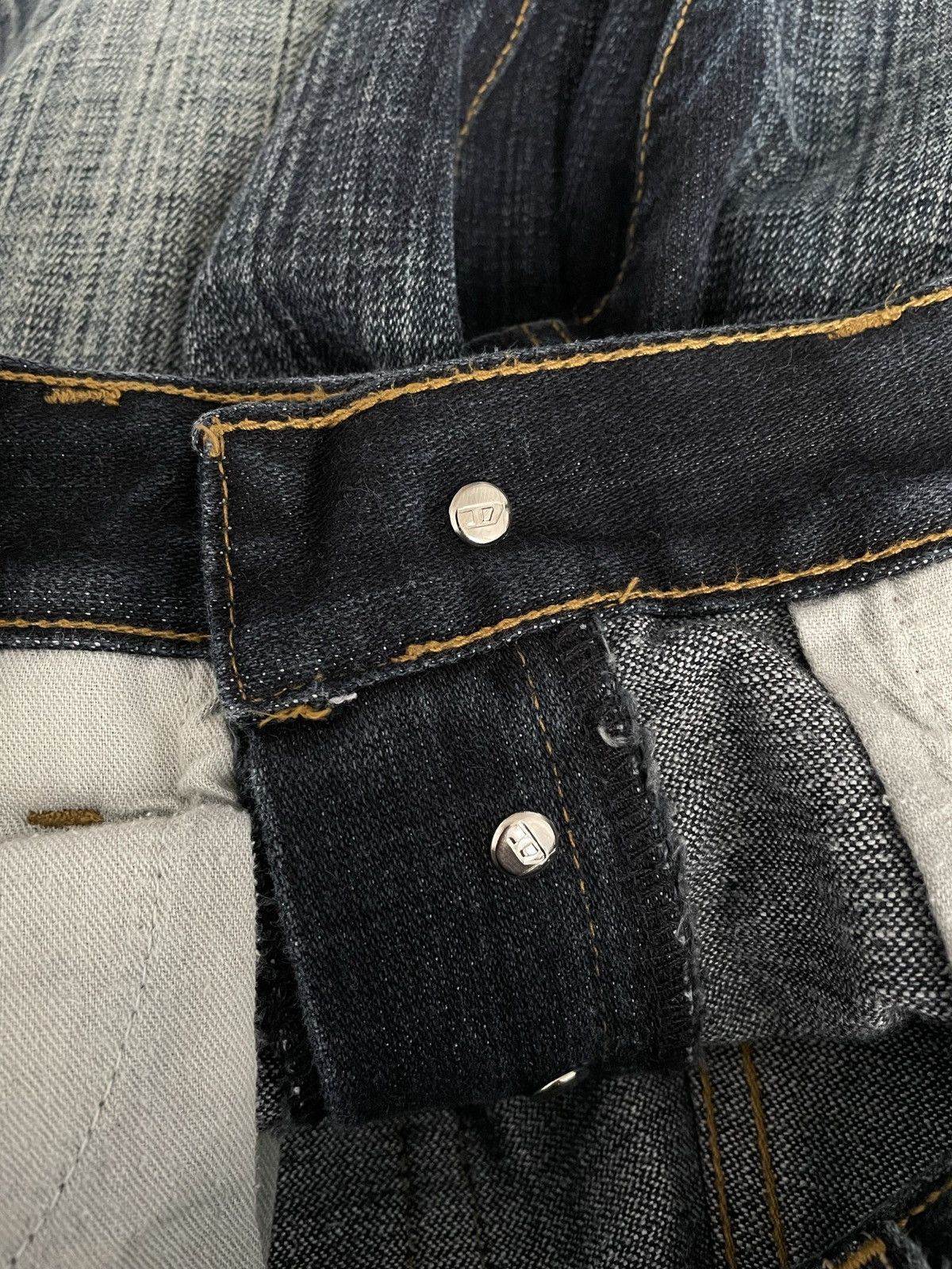 Diesel × If Six Was Nine × Vintage Diesel Vintage Y2k Flare Boot Cut Denim Jeans Trousers Pants Size 30" / US 8 / IT 44 - 12 Thumbnail