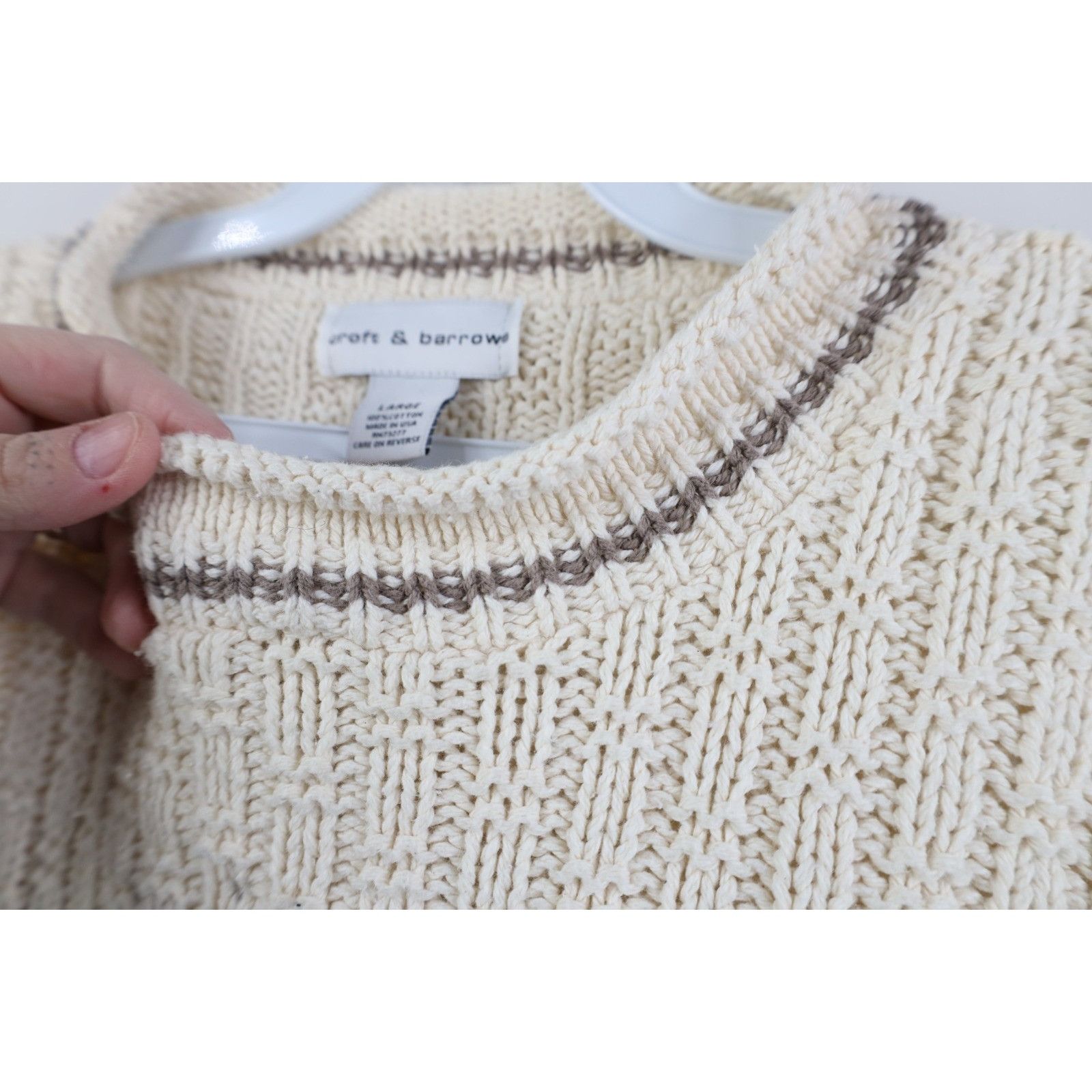 Vintage Vintage 90s Christmas Bear Chunky Marled Knit Sweater Size L / US 10 / IT 46 - 9 Thumbnail