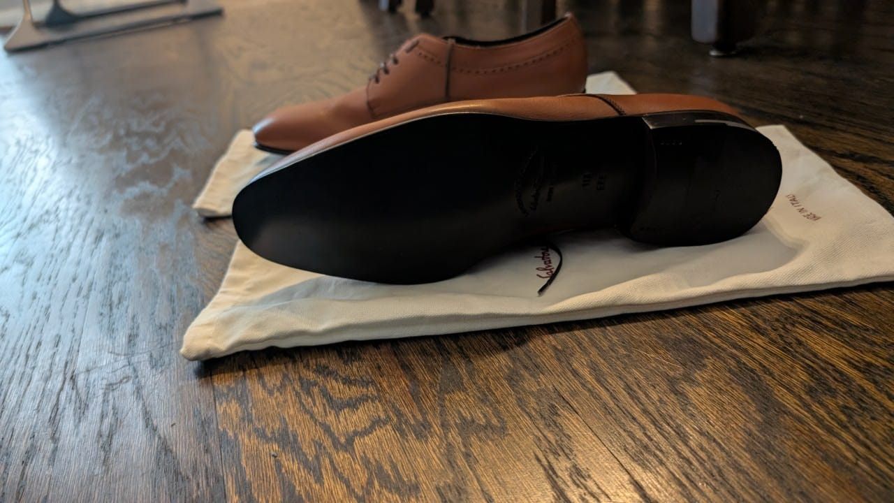 Salvatore Ferragamo Salvatore Ferragamo Derby Shoes Size US 11.5 / EU 44-45 - 2 Thumbnail