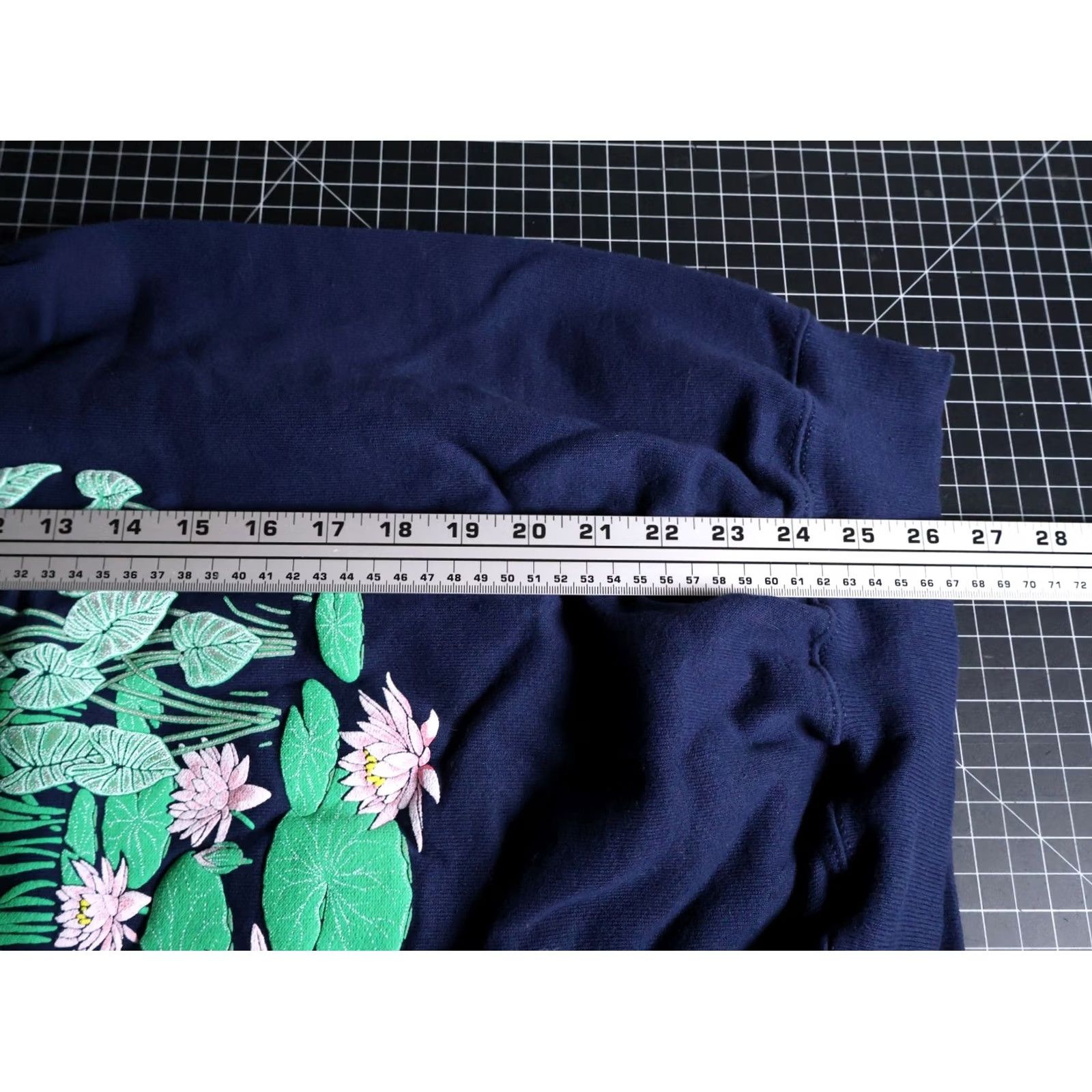 Hanes VINTAGE Hanes Sweatshirt Raglan 90s 80s Flower Nature Morning Sun Dark Blue Adult XL Women Size XL / US 12-14 / IT 48-50 - 7 Thumbnail