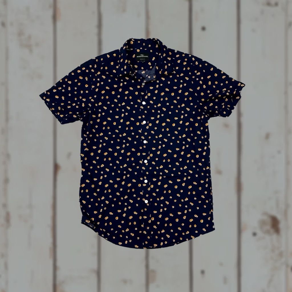 Rodd & Gunn Rodd & Gunn Blue Geometric Cotton Button-Up Shirt Sports Fit Mens Medium Size US M / EU 48-50 / 2 - 1 Thumbnail