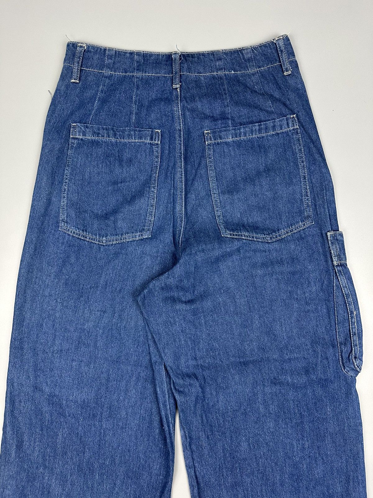 If Six Was Nine × Le Grande Bleu (L.G.B.) Vintage Mili Mili Baggy Multi Pocket Jeans Size US 30 / EU 46 - 6 Thumbnail
