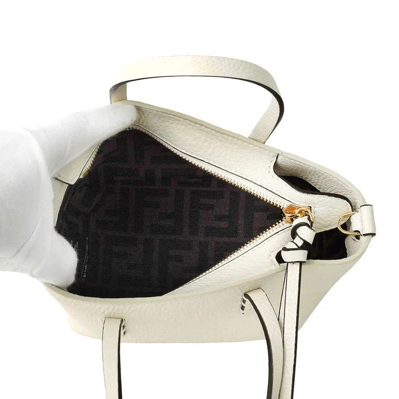 Fendi o1s1wg110426 Size:OS/Mini Roll in White Size ONE SIZE - 5 Thumbnail