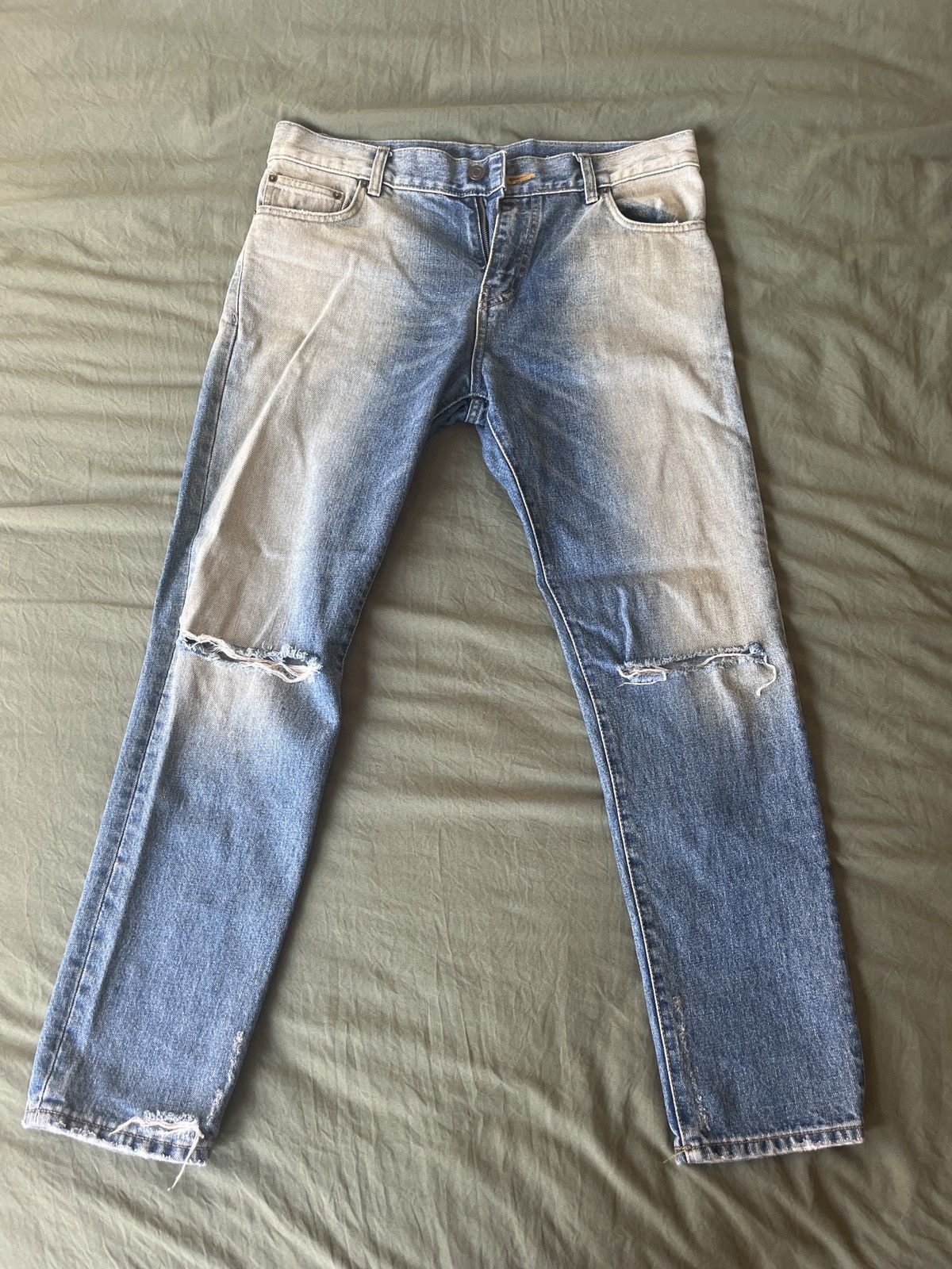 Saint Laurent Paris Saint Laurent D02 M/SK - LW Jeans Size US 32 / EU 48 - 1 Thumbnail