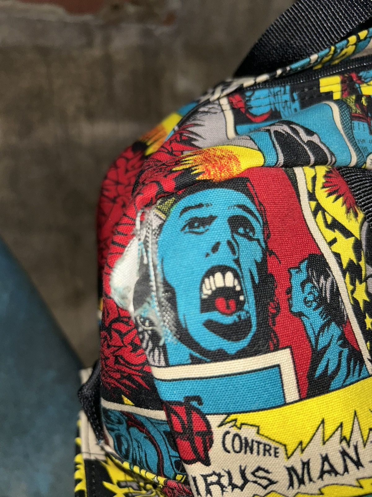 Jean Paul Gaultier F/W 1995 Comic Book Style 'The Virus Man' Three Way Bag Size ONE SIZE - 14 Thumbnail
