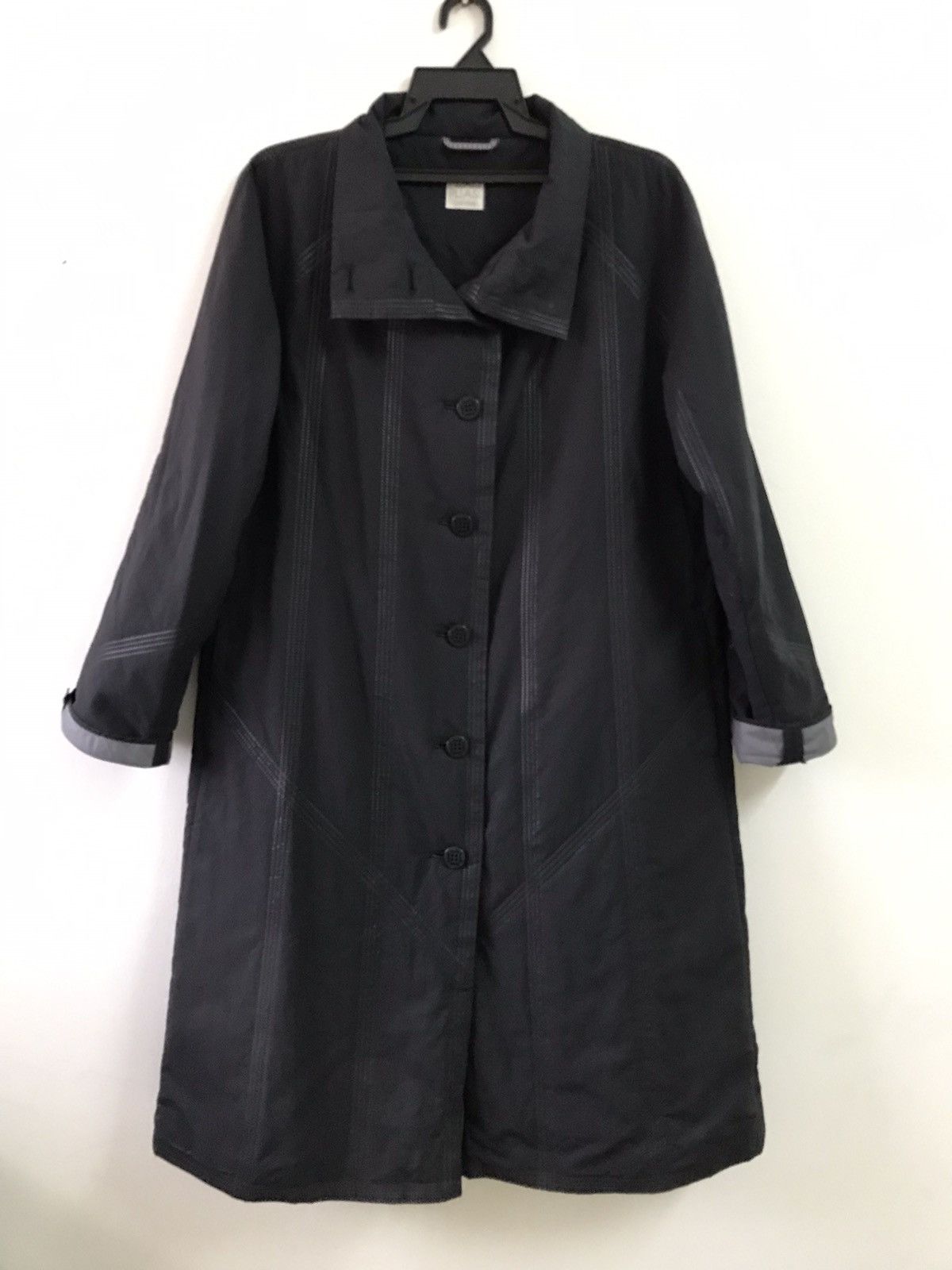 Issey Miyake Issey Miyake Pleats Please Black Long Coat Jacket Size US M / EU 48-50 / 2 - 11 Thumbnail