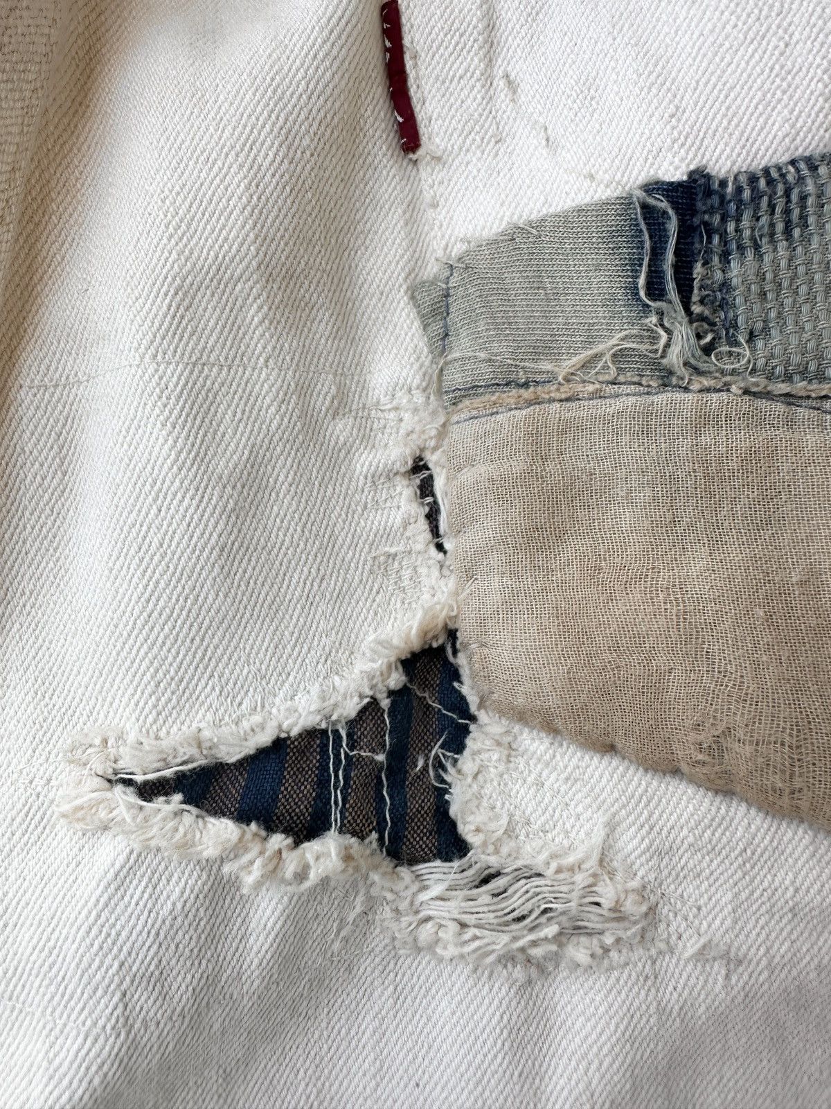 Kapital Kountry 2012 Kountry Selvedge Buckleback Boro Denim Patchwork jean Size US 34 / EU 50 - 17 Thumbnail