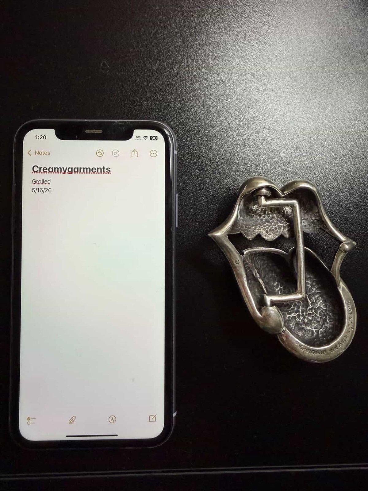 Chrome Hearts Chrome Hearts Rolling Stones Buckle Size ONE SIZE - 8 Thumbnail