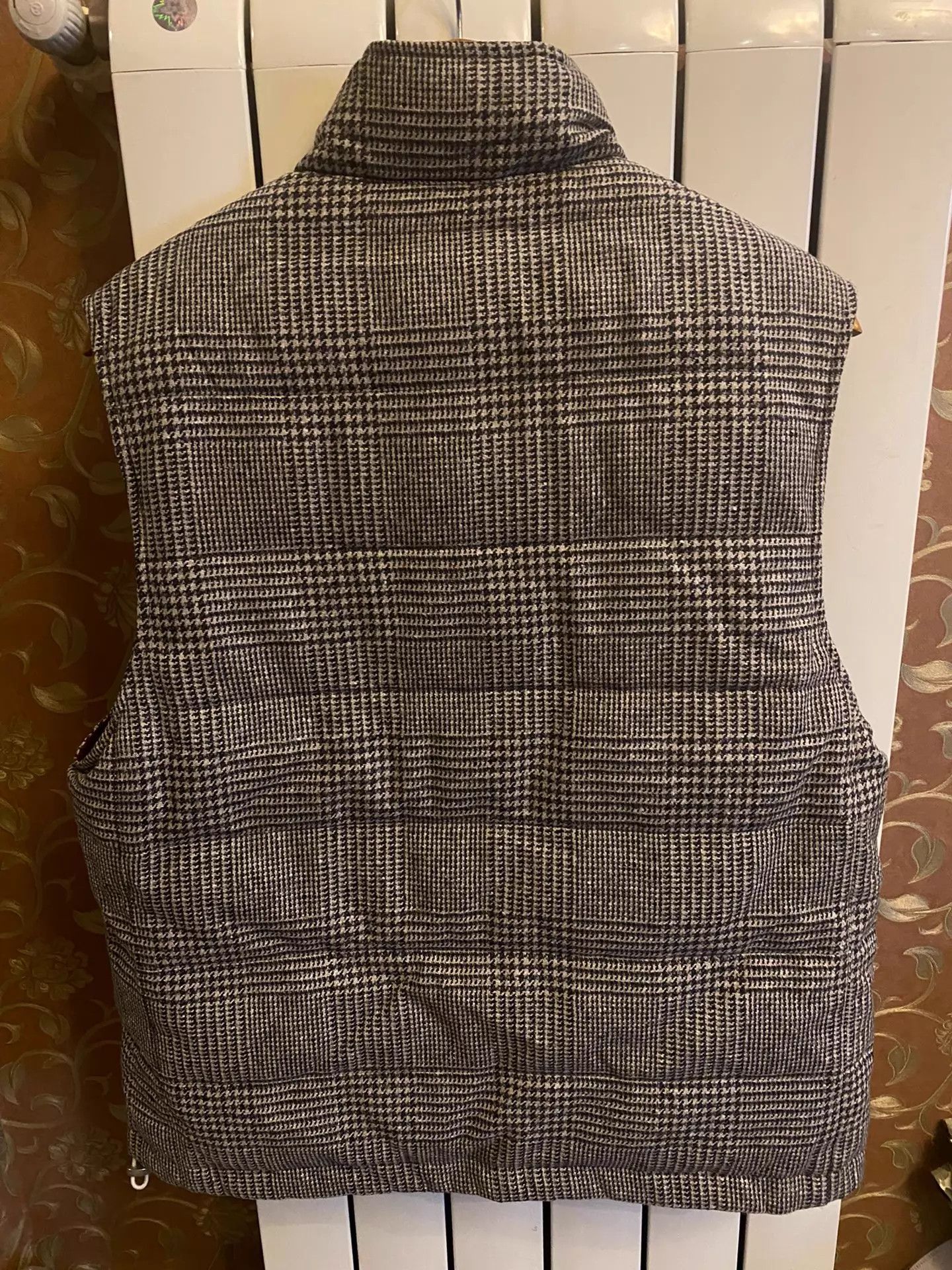 Brunello Cucinelli BC Double-Face Prince Check Cashmere Down Vest Size US M / EU 48-50 / 2 - 2 Thumbnail