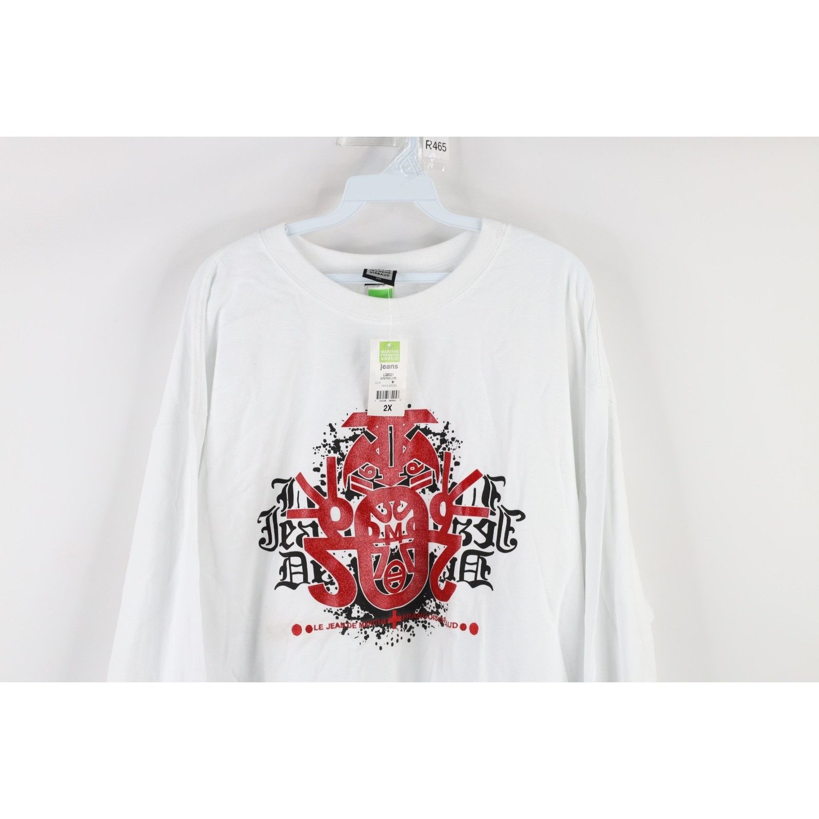 Marithe + Francois Girbaud × Vintage NOS Vintage 90s Marithe Francois Girbaud Long Sleeve T-Shirt Size US XXL / EU 58 / 5 - 2 Thumbnail