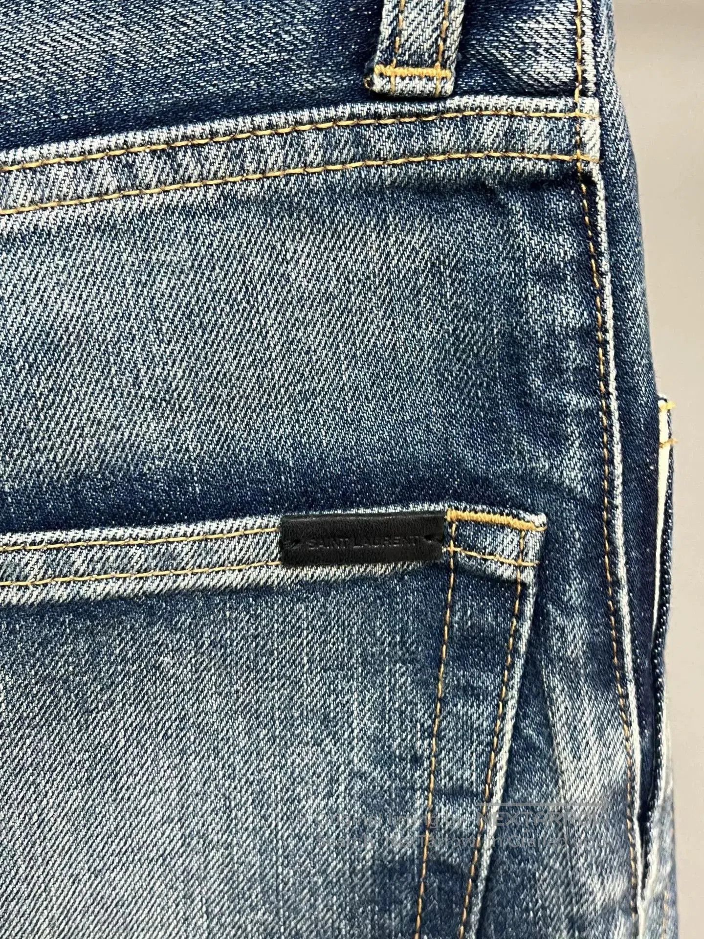 Saint Laurent Paris SLP Distressed Jeans. Size US 28 / EU 44 - 4 Thumbnail