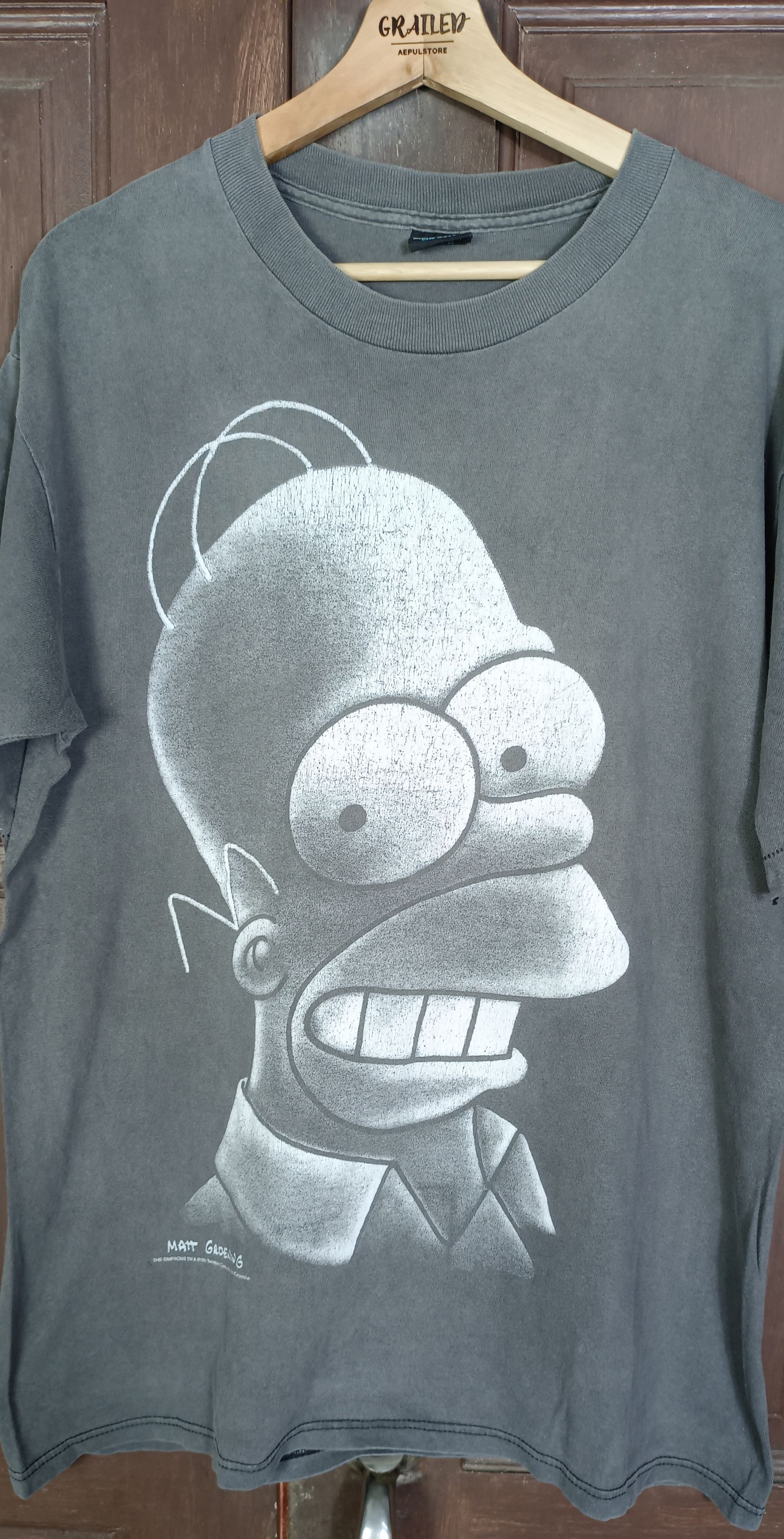 The Simpsons Vintage💥 Matt Gadening The Simpsons Size US L / EU 52-54 / 3 - 3 Thumbnail
