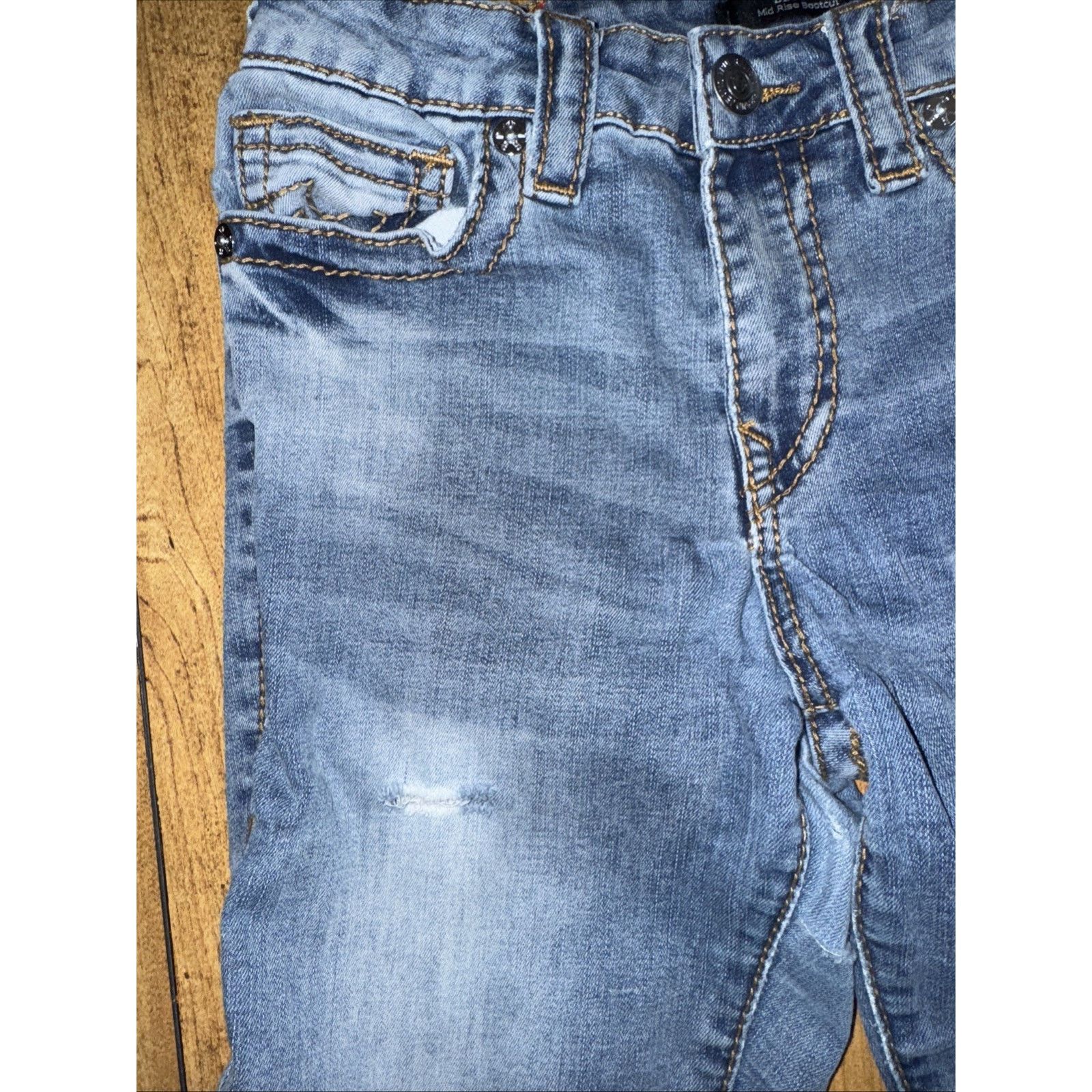 True Religion × Vintage True Religion Becca Mid Rise Bootcut Jeans Women’s 28x34 Size 28" / US 6 / IT 42 - 5 Thumbnail