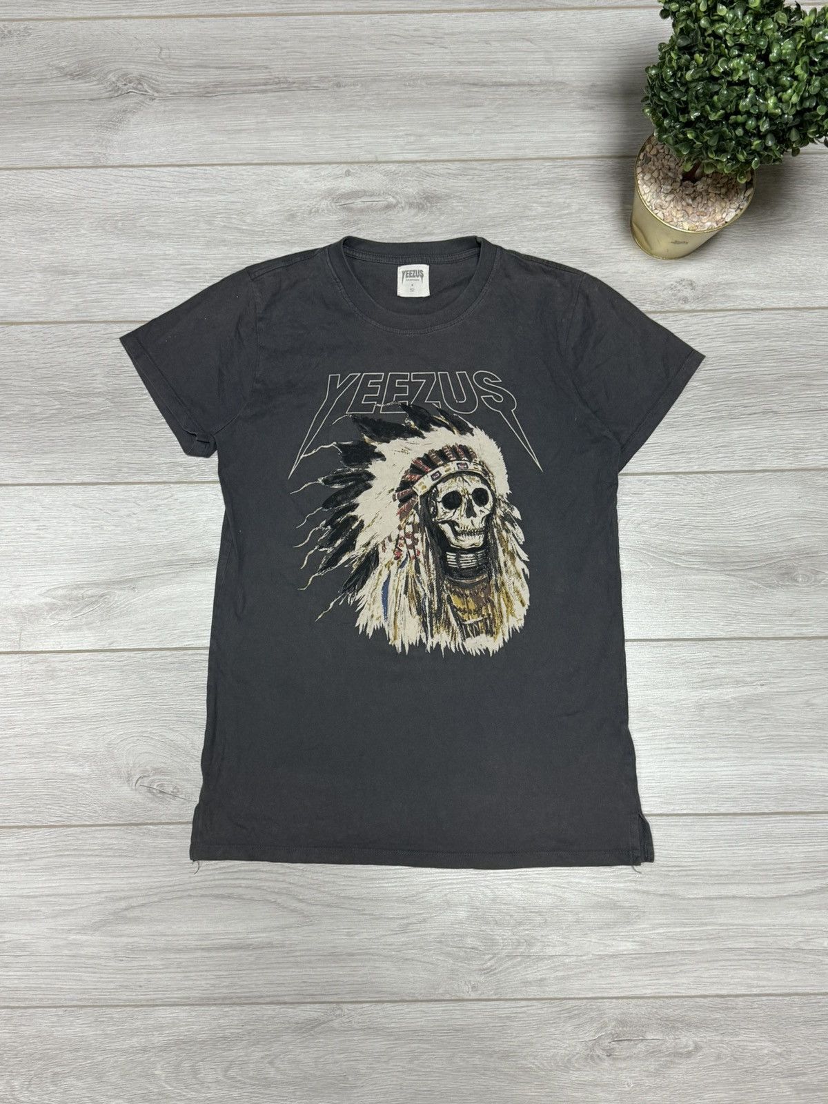 Kanye West Kanye West Yeezus Indian skull tee shirt Wes Lang Size US M / EU 48-50 / 2 - 1 Thumbnail