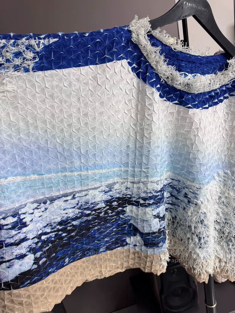 Issey Miyake Issey Miyake Icelandic Dragon Scale Top Size M / US 6-8 / IT 42-44 - 2 Thumbnail