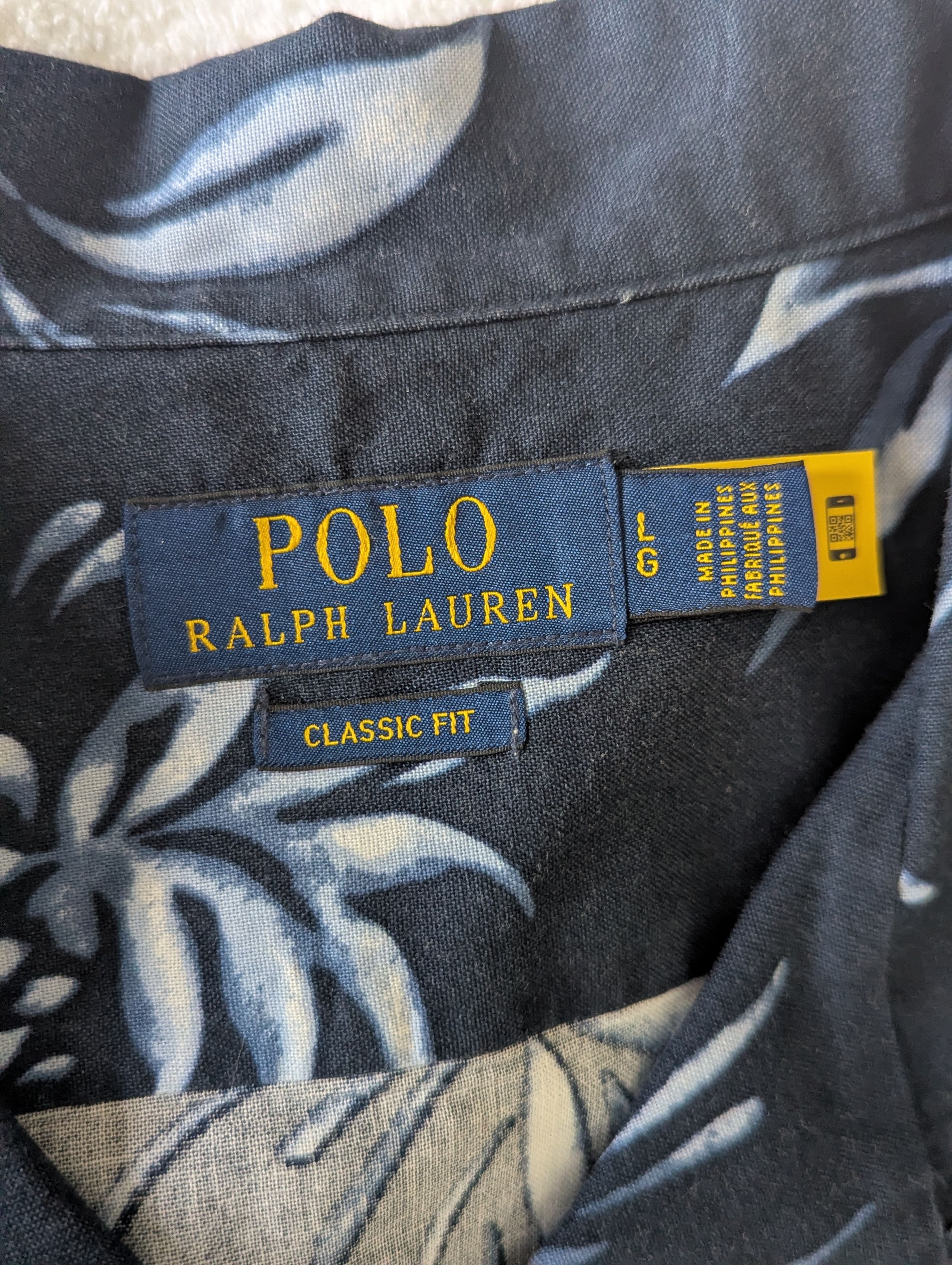 Polo Ralph Lauren Hawaiian style Short Sleeve Shirt Size US L / EU 52-54 / 3 - 5 Thumbnail