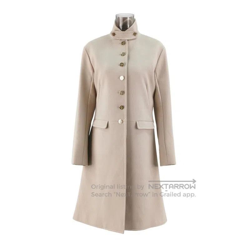 Louis Vuitton Louis Vuitton Beige Cotton Stand Collar Coat. Size US M / EU 48-50 / 2 - 1 Thumbnail