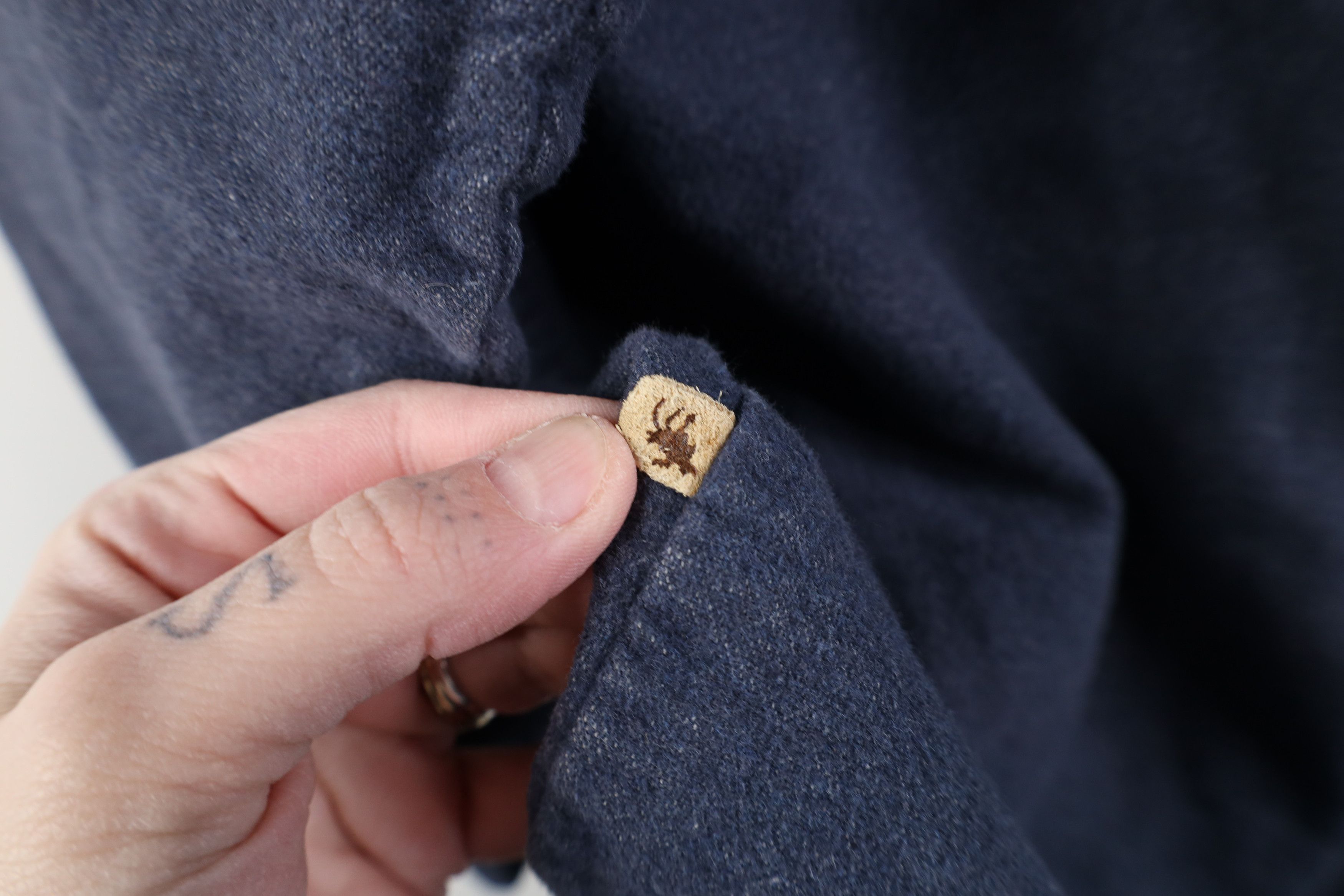 Vintage Vintage 90s Y2K Streetwear Heavy Chamois Cloth Button Shirt Size US XL / EU 56 / 4 - 11 Thumbnail