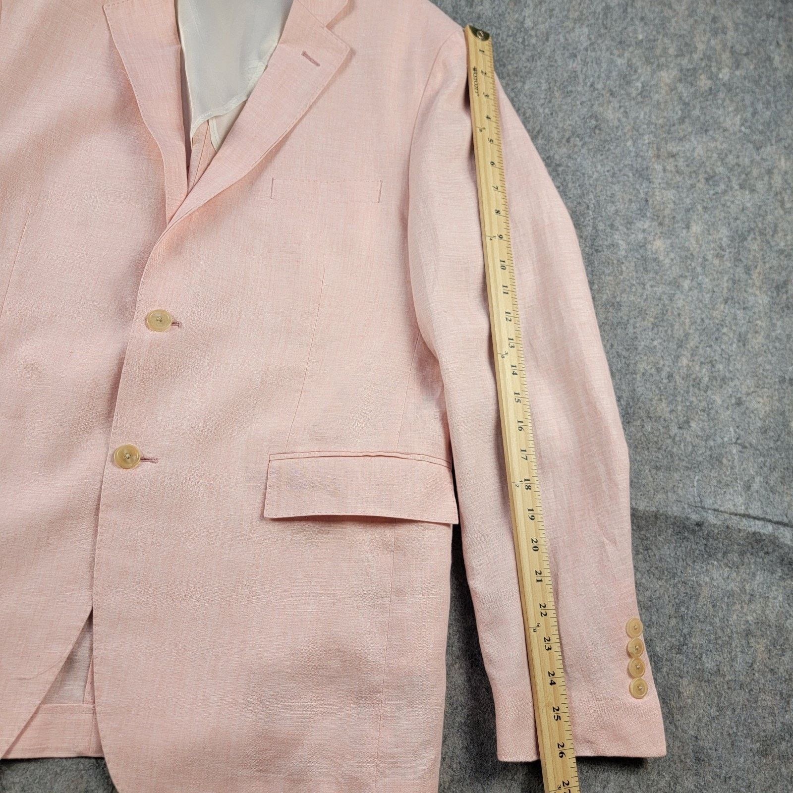 Todd Snyder Todd Snyder 100% Linen Blazer Sport Coat *Read* Size 42R - 10 Thumbnail