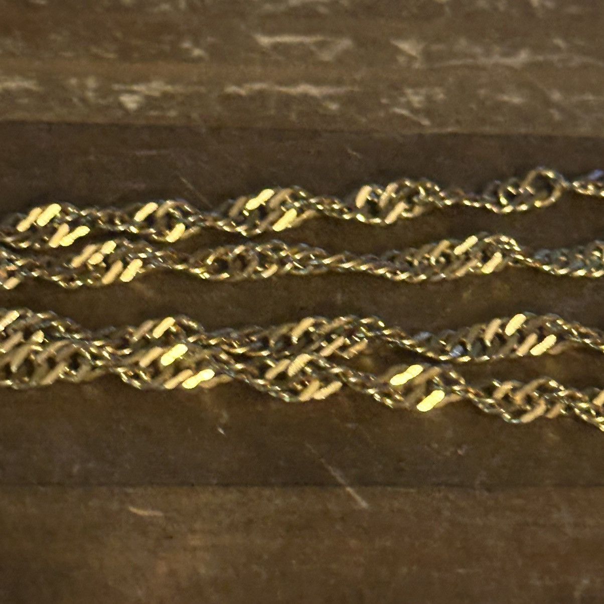 Vintage Vintage gold tone twisted chain necklace Size ONE SIZE - 3 Thumbnail