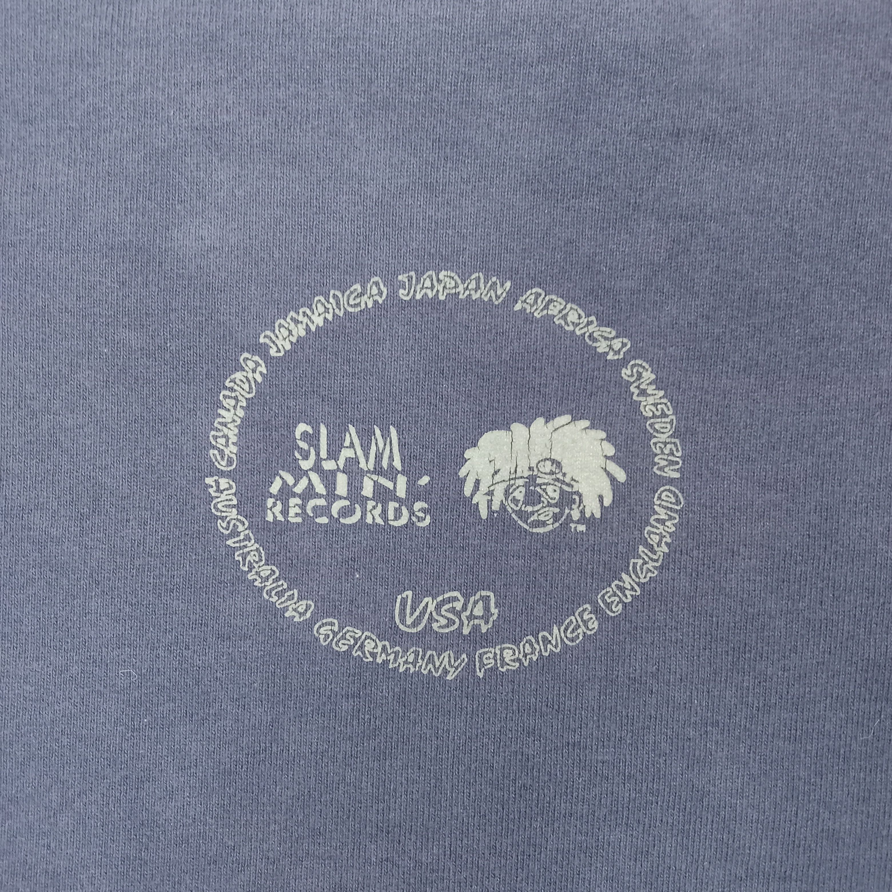 Band Tees × Rap Tees × Vintage Slam Min Records NY American Hip-hop Sweatshirt C221N22 Size US XL / EU 56 / 4 - 5 Thumbnail