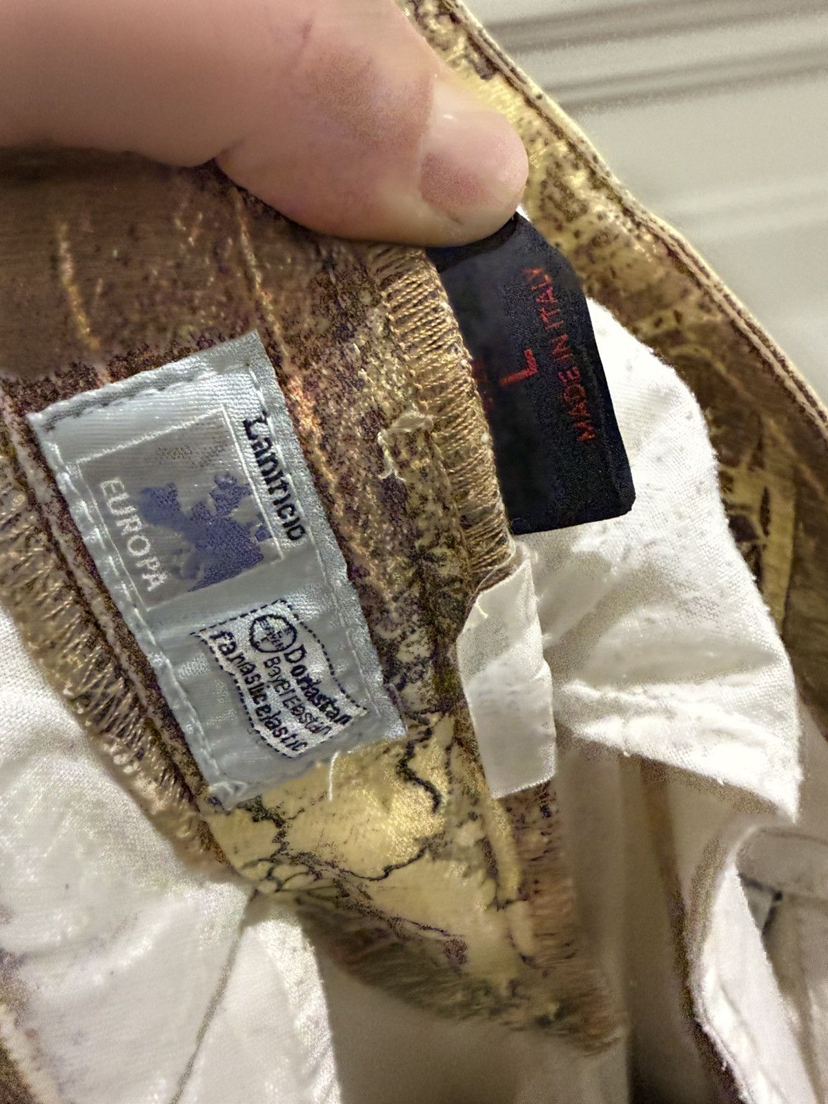 Roberto Cavalli Roberto Cavalli vintage Renaissance Y2K vintage pants Size US 36 / EU 52 - 9 Thumbnail