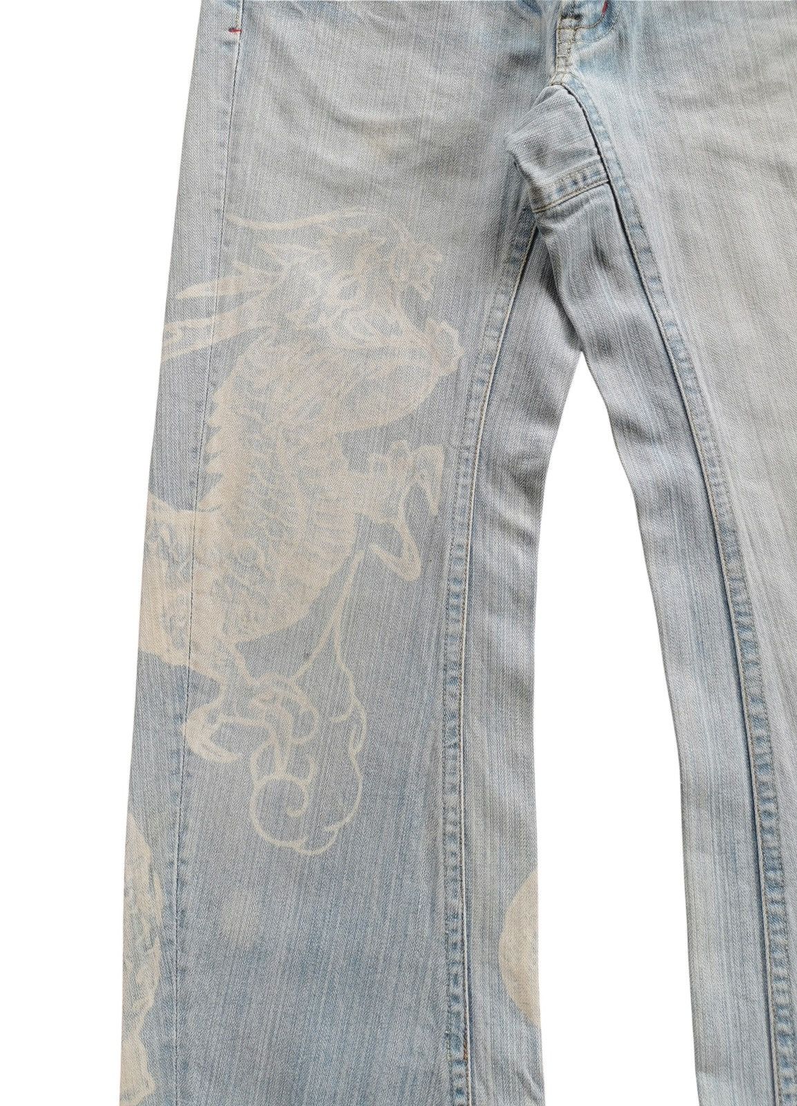Karakuri Tamashii Vintage Karakuri Tamashi Dragon Japan Denim - 32”x31” Size US 32 / EU 48 - 4 Thumbnail