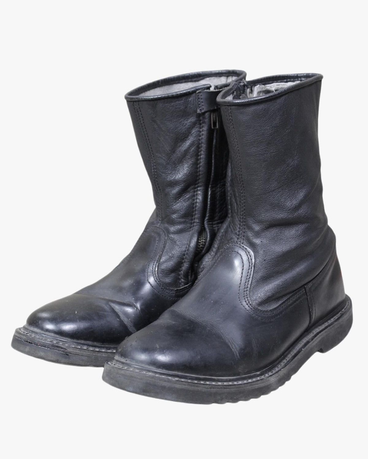 image of Vintage Korea Military Combat Boots in Black, Men's (Size 9)