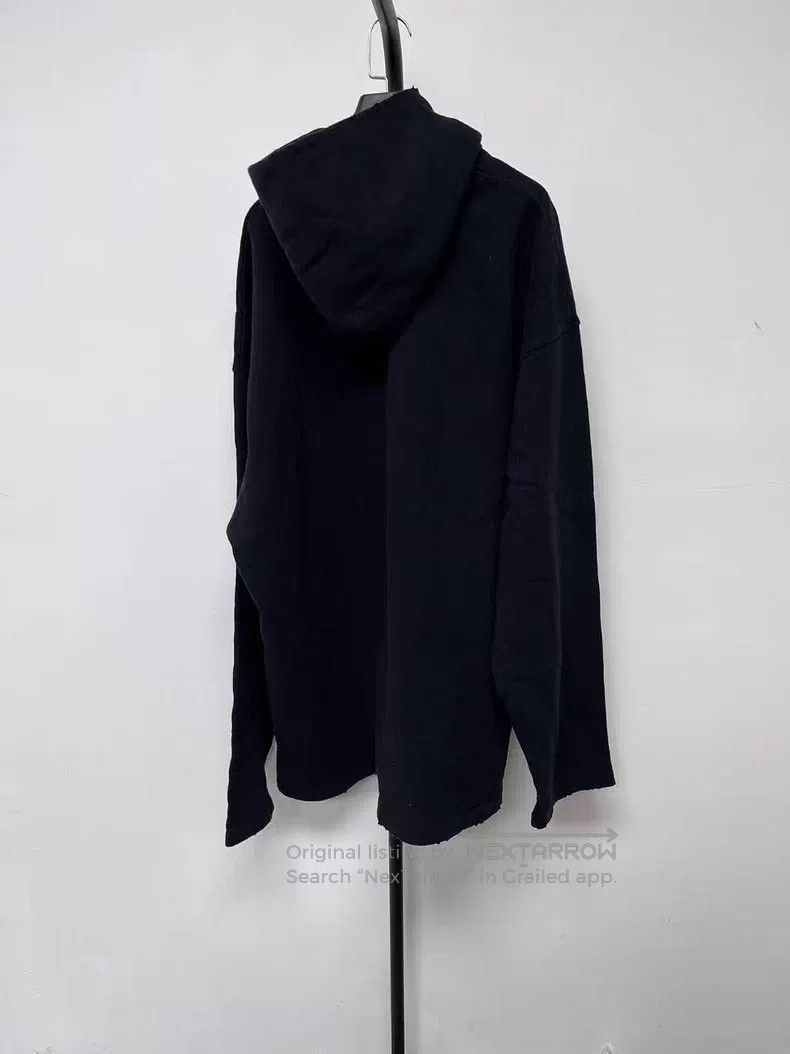 Balenciaga Balenciaga Contrast Letter Printed Fleece Hooded Long Slee Size US M / EU 48-50 / 2 - 2 Thumbnail