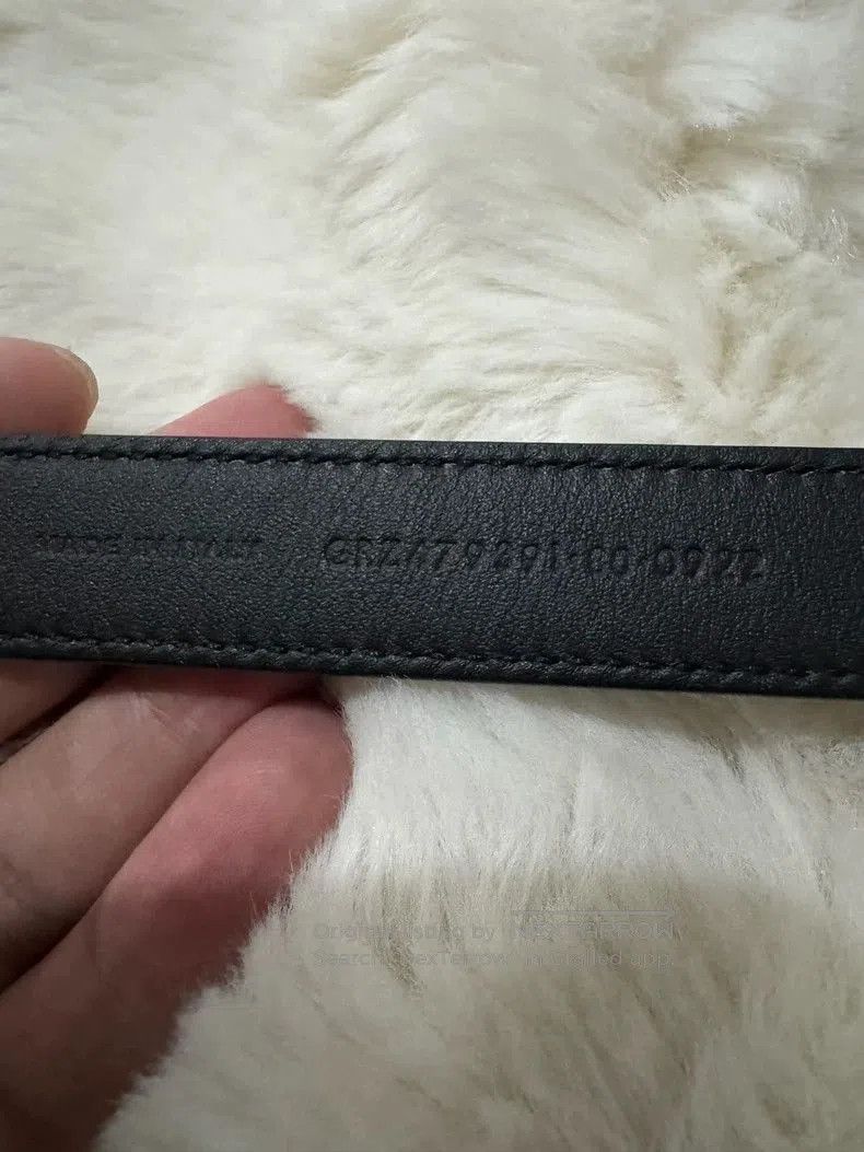 Saint Laurent Paris YSL Saint Laurent Logo Black Belt . Size ONE SIZE - 8 Thumbnail