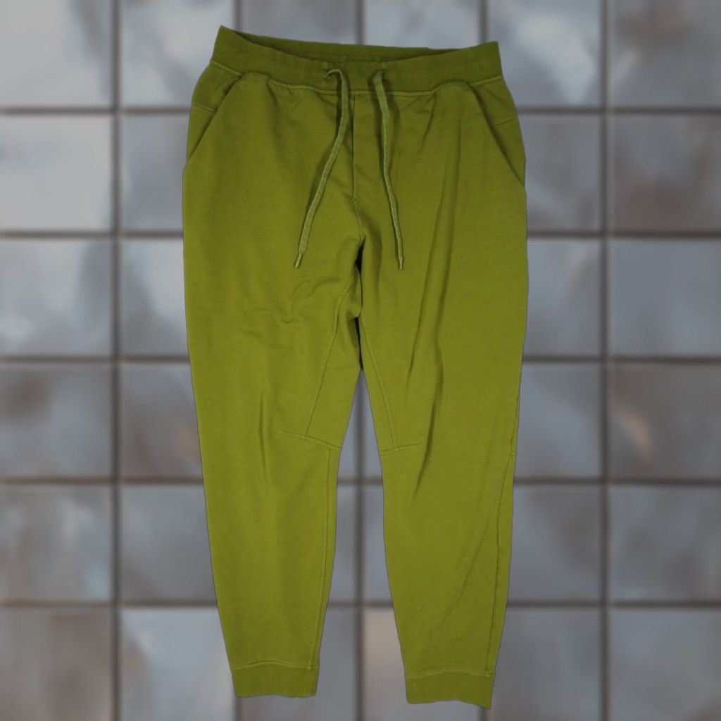 Lululemon Lululemon Pants Mens Large Green City Sweat Jogger Tapered Active 30x28 Size US 33 - 1 Thumbnail