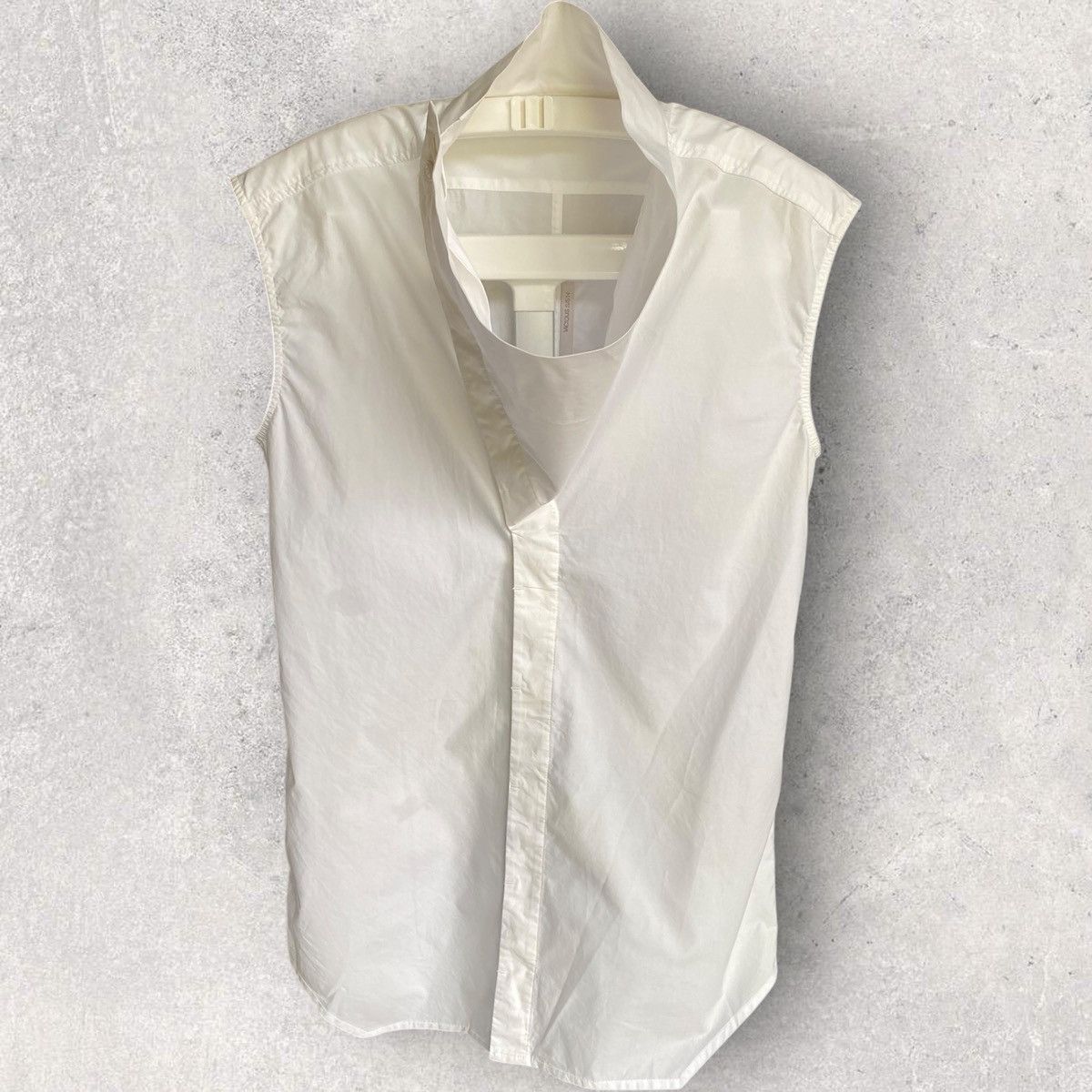 Rick Owens SS14 Vicious Sleeveless Shirt Size US S / EU 44-46 / 1 - 2 Thumbnail
