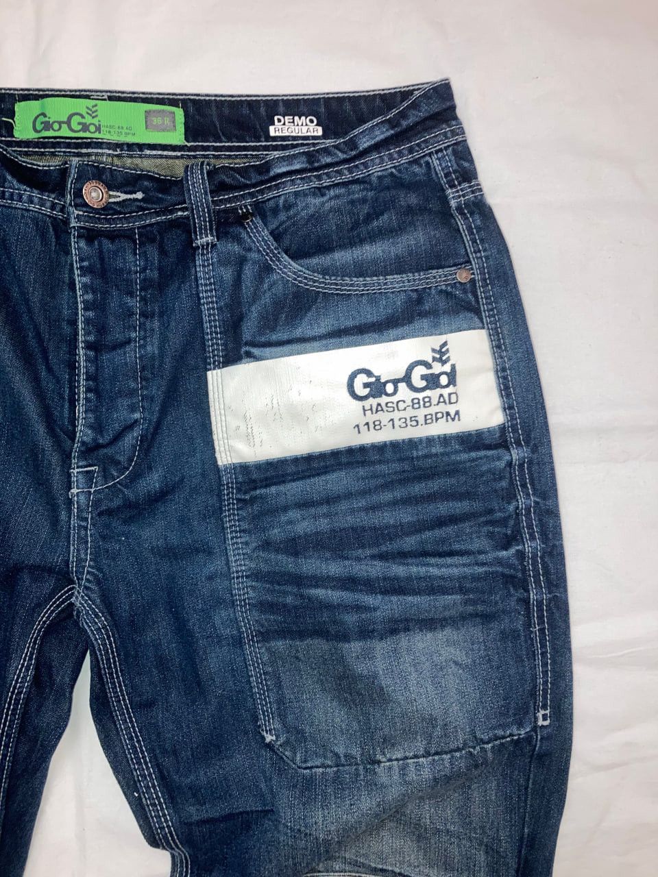 Other VINTAGE JAPANESE JEANS DENIM PANTS Y2K WORKWEAR Y2K RAP SKAT Size US 36 / EU 52 - 9 Thumbnail