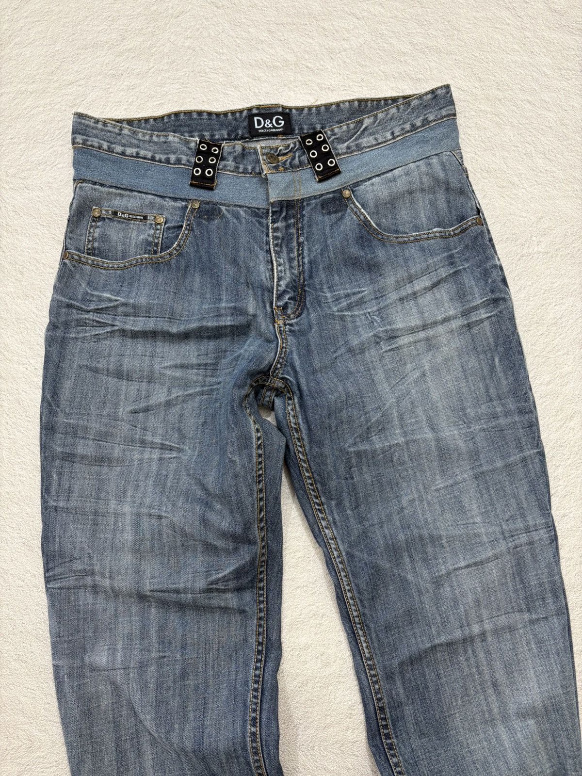 Dolce & Gabbana 90s Archive Dolce Gabbana studet punk denim Size US 36 / EU 52 - 3 Thumbnail