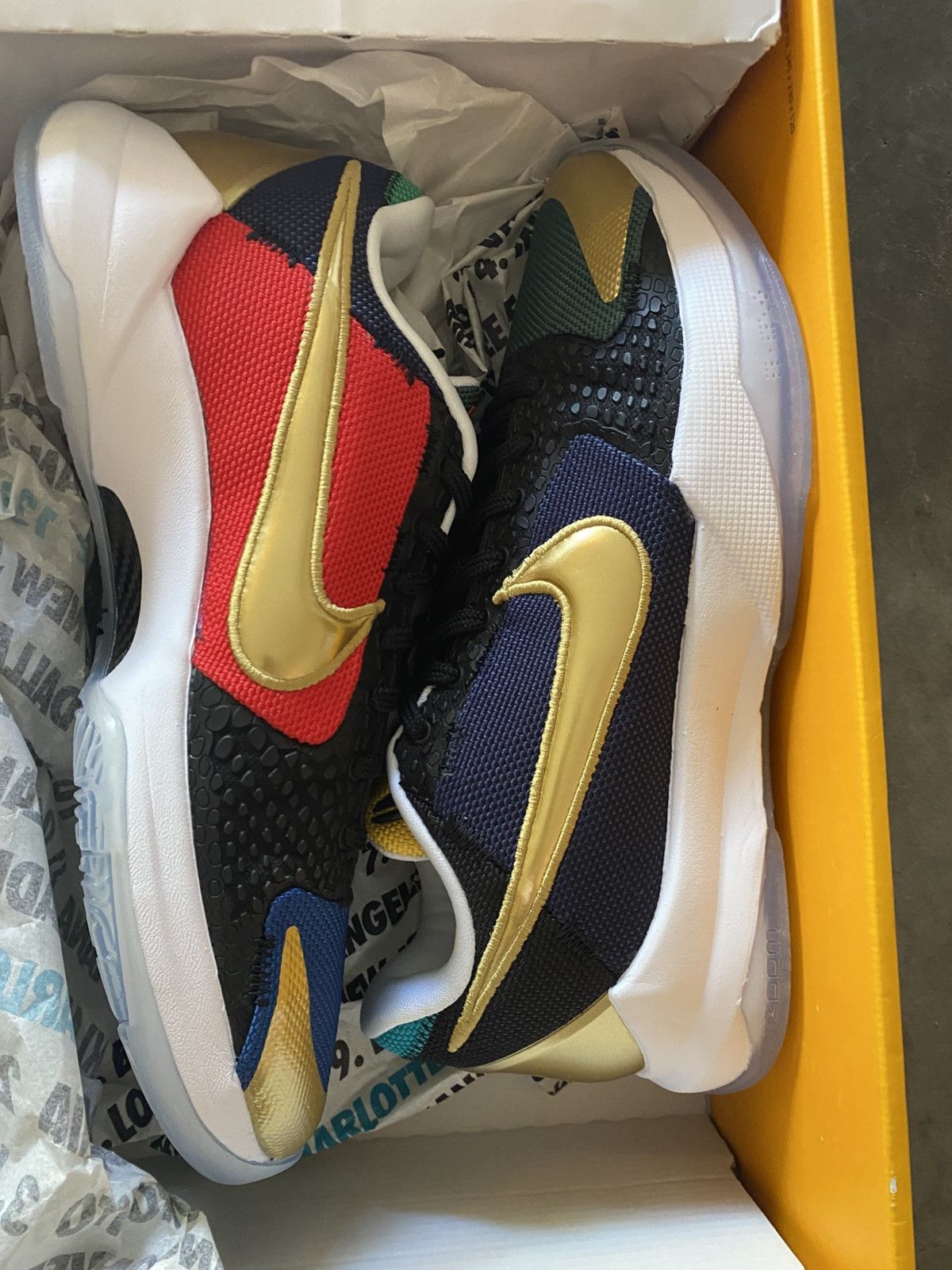 Nike × Undefeated Nike Undefeated Kobe 5 Protro What If Black Only Size US 9 / EU 42 - 1 Thumbnail