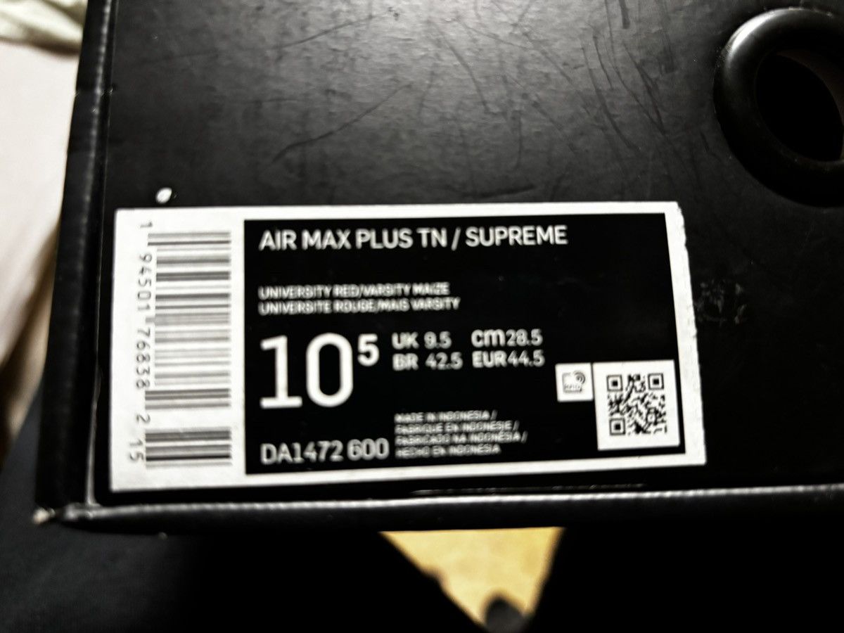 Nike × Supreme Supreme x nike air max 95 (Flame) Size US 11.5 / EU 44-45 - 7 Thumbnail