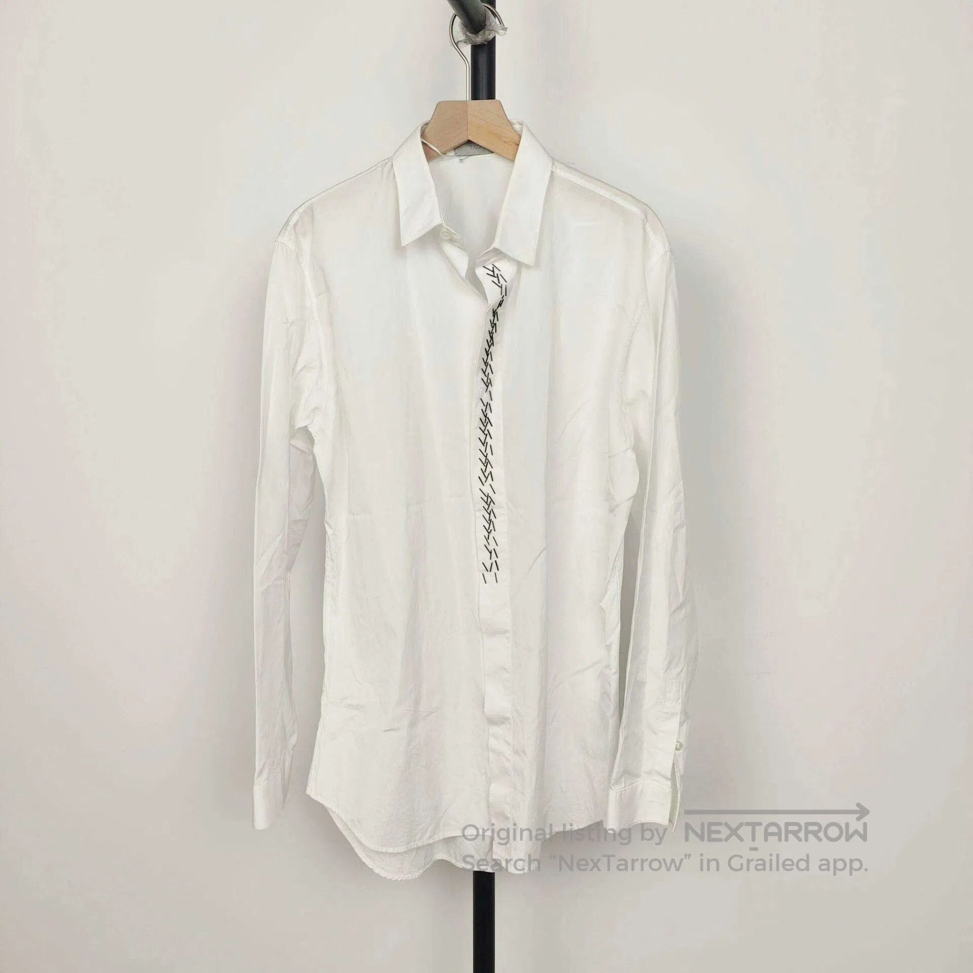 Dior Dior White Cotton Long Shirt. Size S / US 4 / IT 40 - 1 Thumbnail