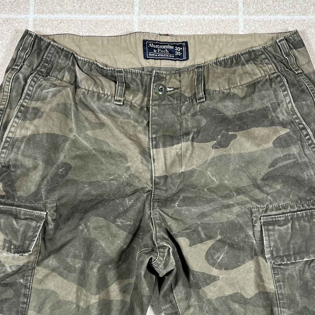 Abercrombie & Fitch Abercrombie & Fitch Cargo Camo Pants Mens Rustin Athletic Size US 30 / EU 46 - 2 Thumbnail