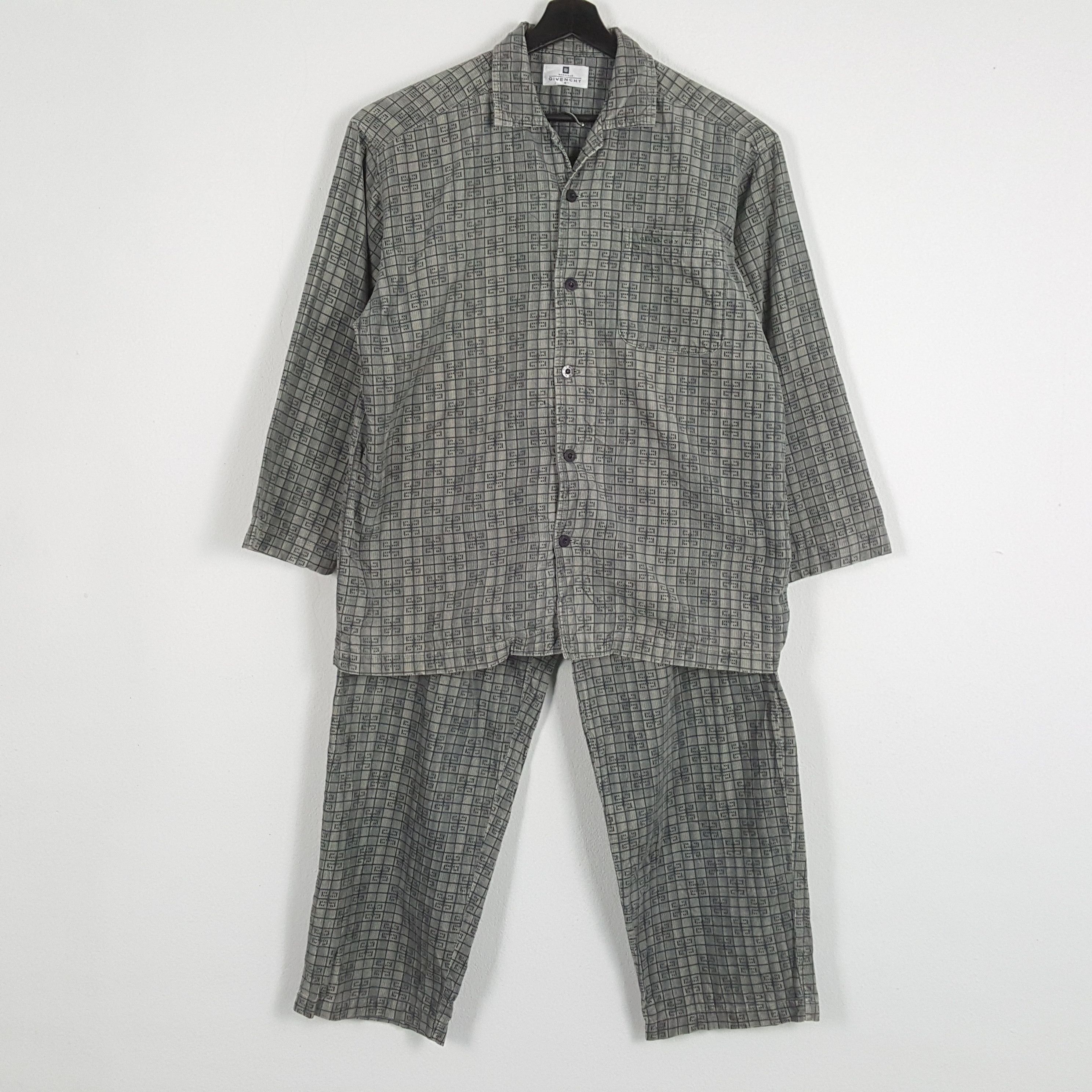 Givenchy GIVENCHY Fashion Brand Sleep Shirt With Pants Size US L / EU 52-54 / 3 - 1 Thumbnail