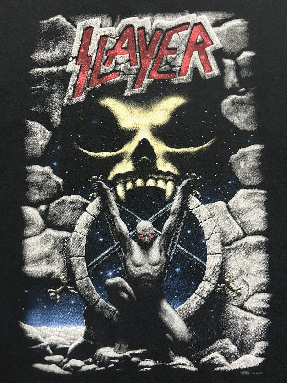 Band Tees 1996 Slayer Live Intrusion Band Tshirt Rock Band Size US L / EU 52-54 / 3 - 5 Thumbnail