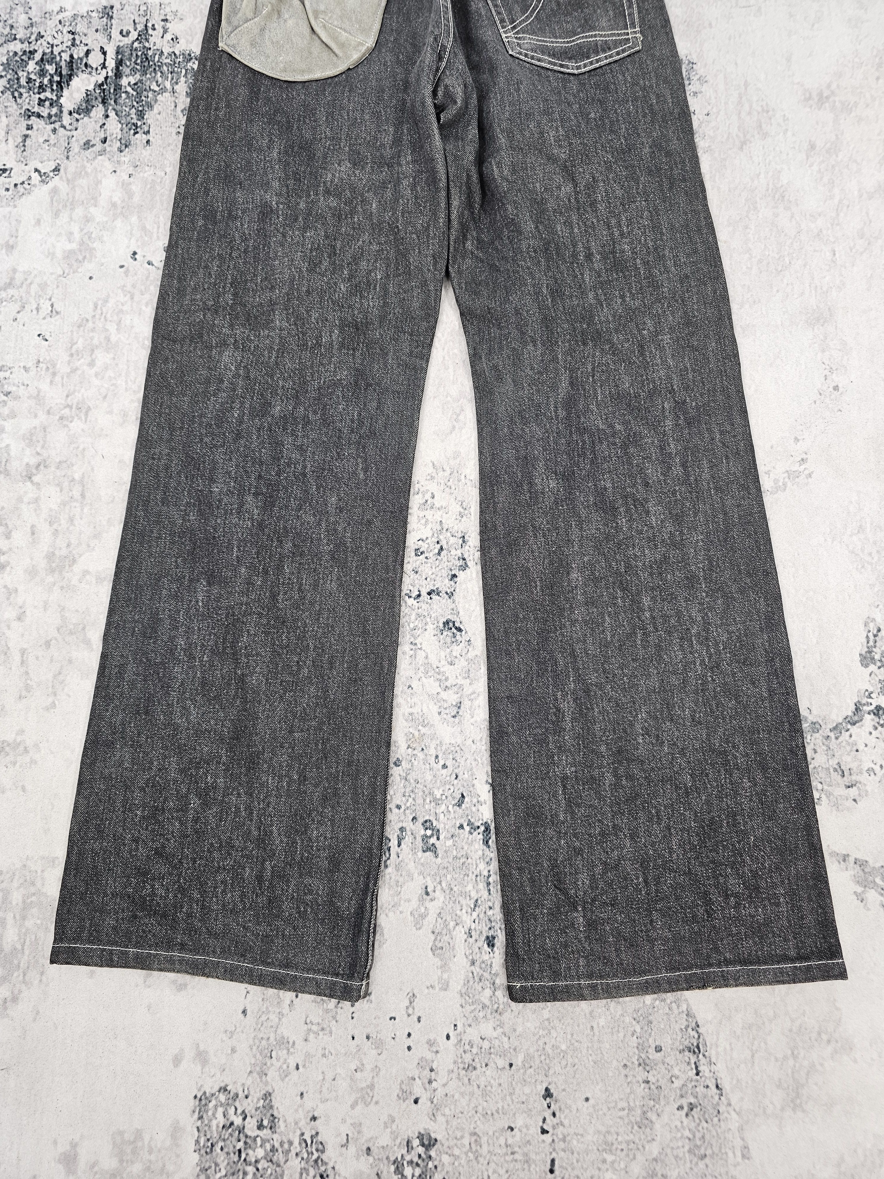 Comme Ca Ism COMME CA DU MODE 4244318 Leather Pocket Jeans JB024 Size US 30 / EU 46 - 4 Thumbnail